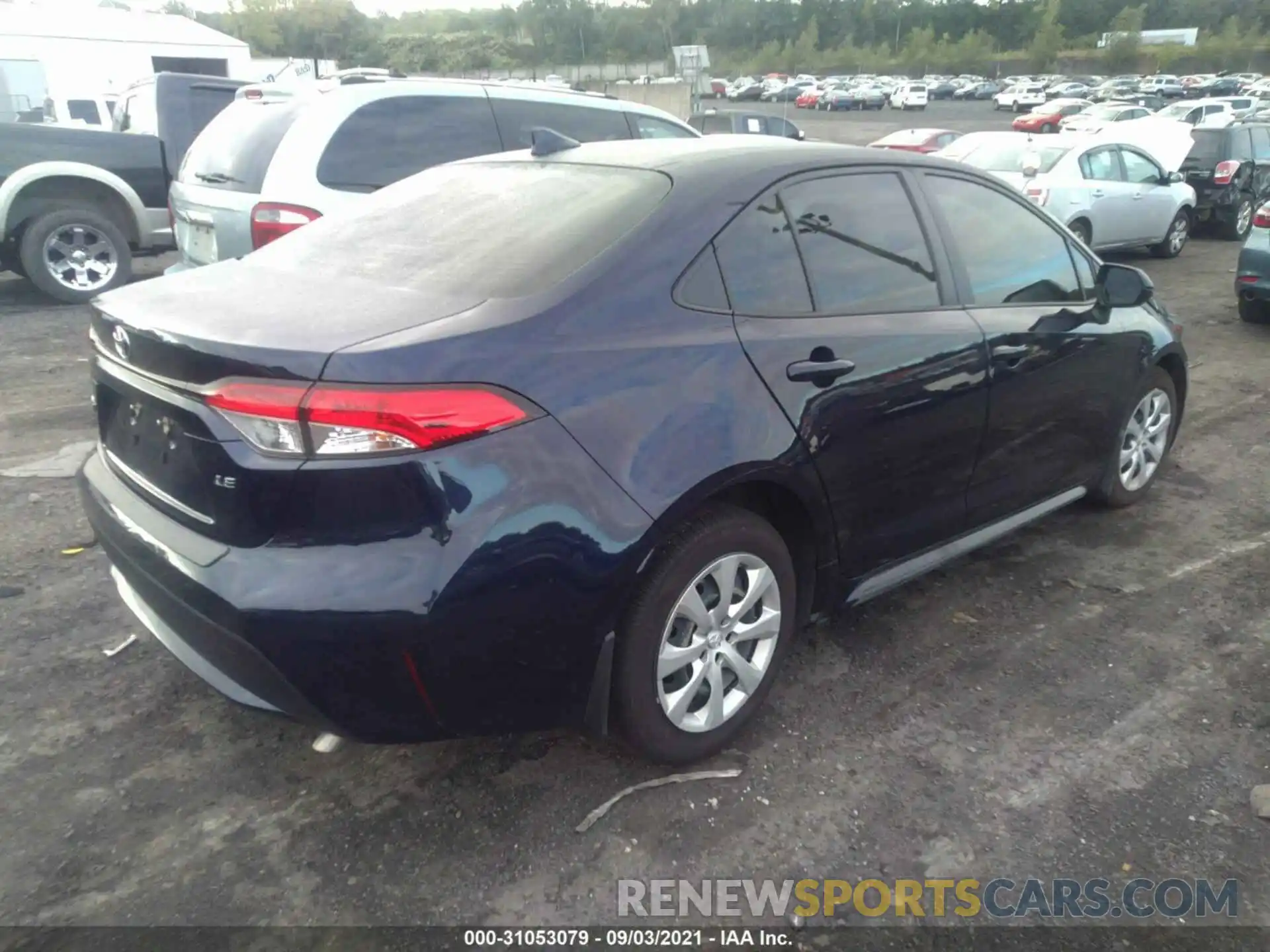 4 Photograph of a damaged car JTDEPMAE5MJ145358 TOYOTA COROLLA 2021