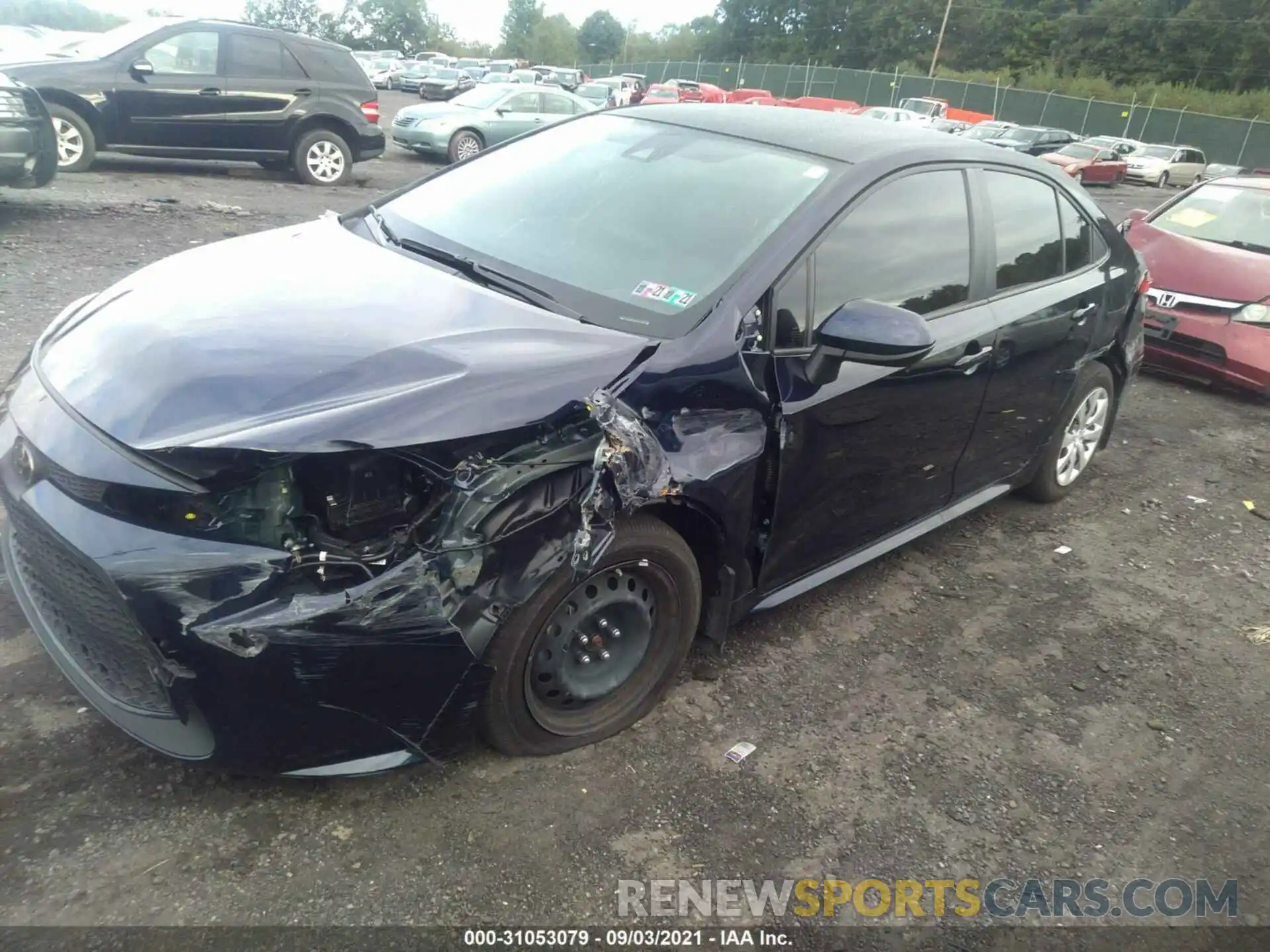 6 Photograph of a damaged car JTDEPMAE5MJ145358 TOYOTA COROLLA 2021