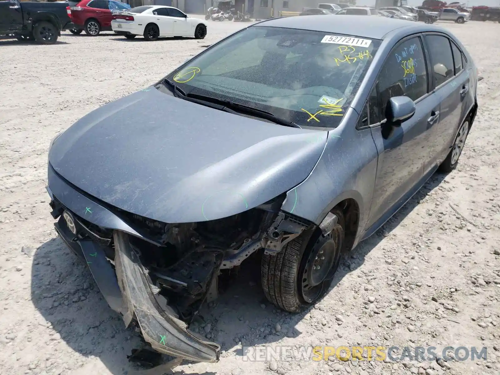 2 Photograph of a damaged car JTDEPMAE5MJ145859 TOYOTA COROLLA 2021