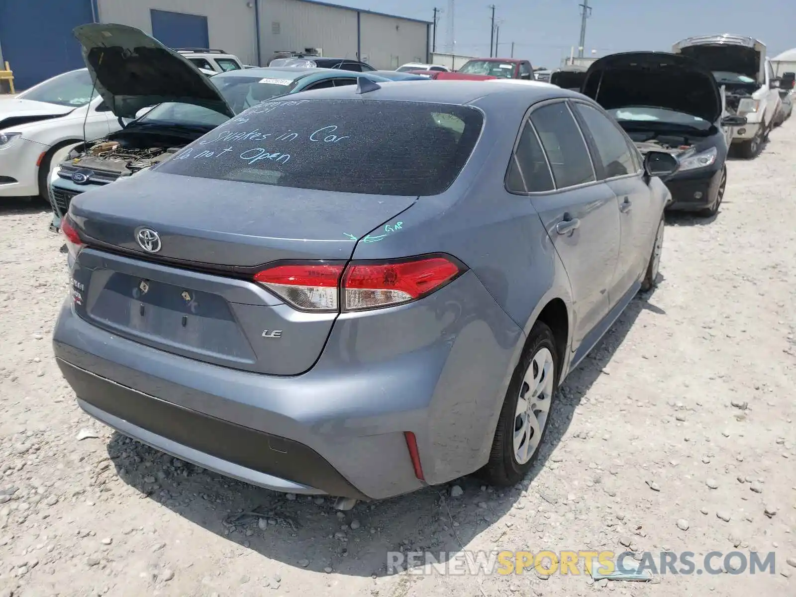 4 Photograph of a damaged car JTDEPMAE5MJ145859 TOYOTA COROLLA 2021