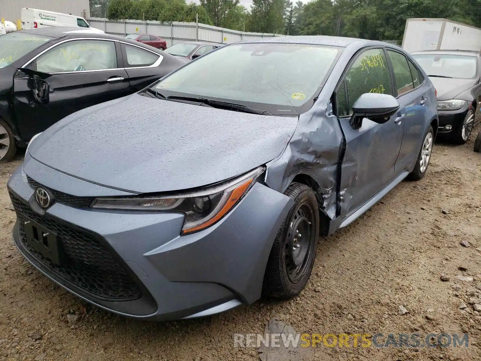 2 Photograph of a damaged car JTDEPMAE5MJ146218 TOYOTA COROLLA 2021