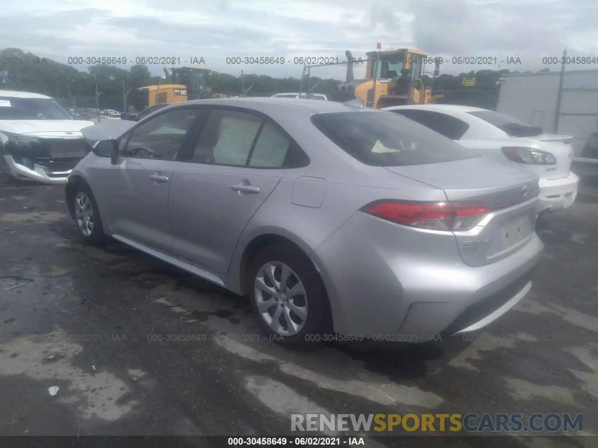 3 Photograph of a damaged car JTDEPMAE5MJ146865 TOYOTA COROLLA 2021