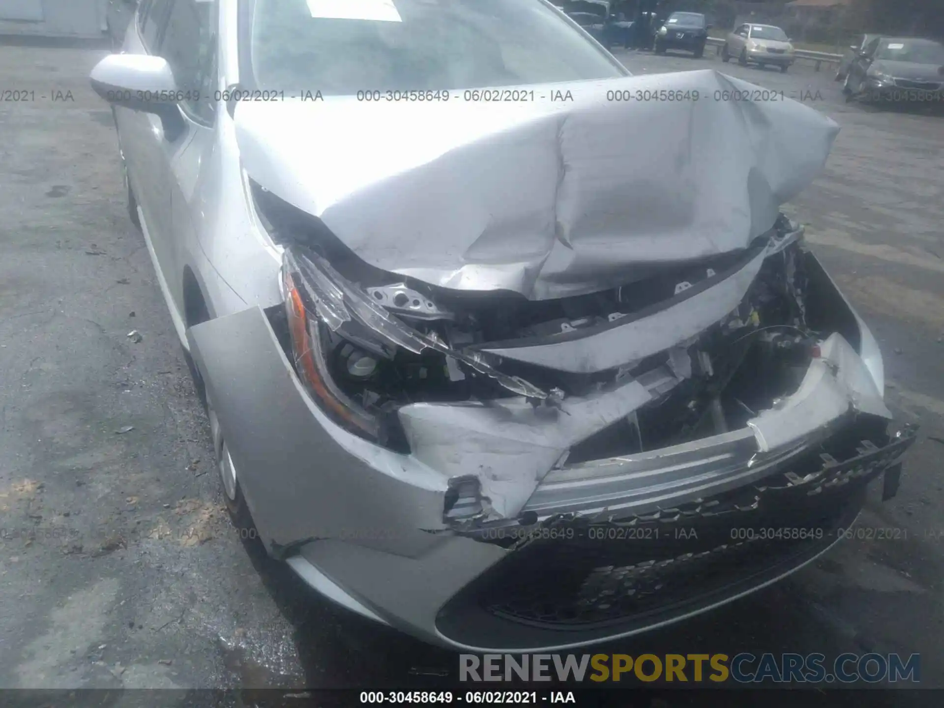 6 Photograph of a damaged car JTDEPMAE5MJ146865 TOYOTA COROLLA 2021