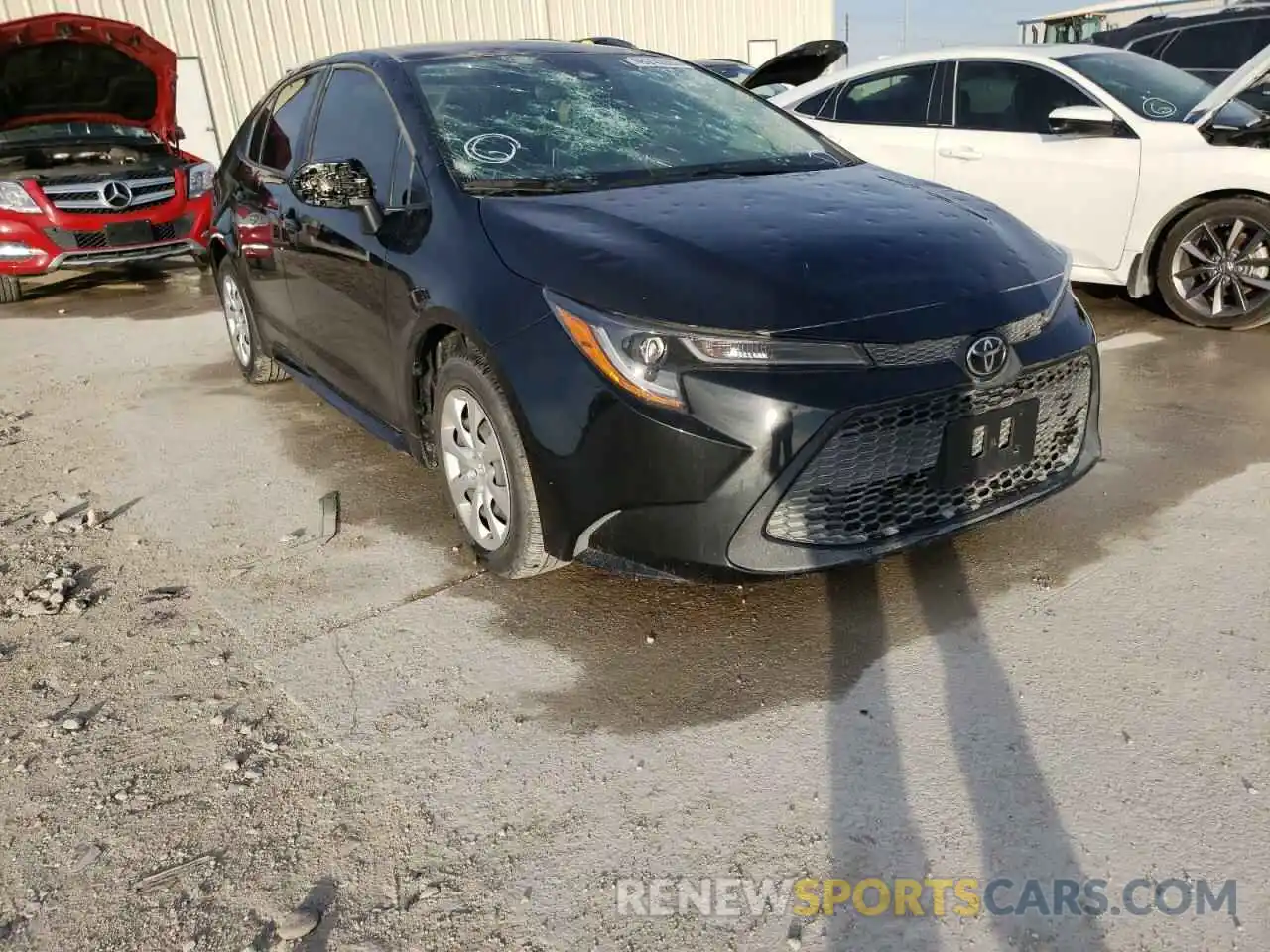 1 Photograph of a damaged car JTDEPMAE5MJ148504 TOYOTA COROLLA 2021