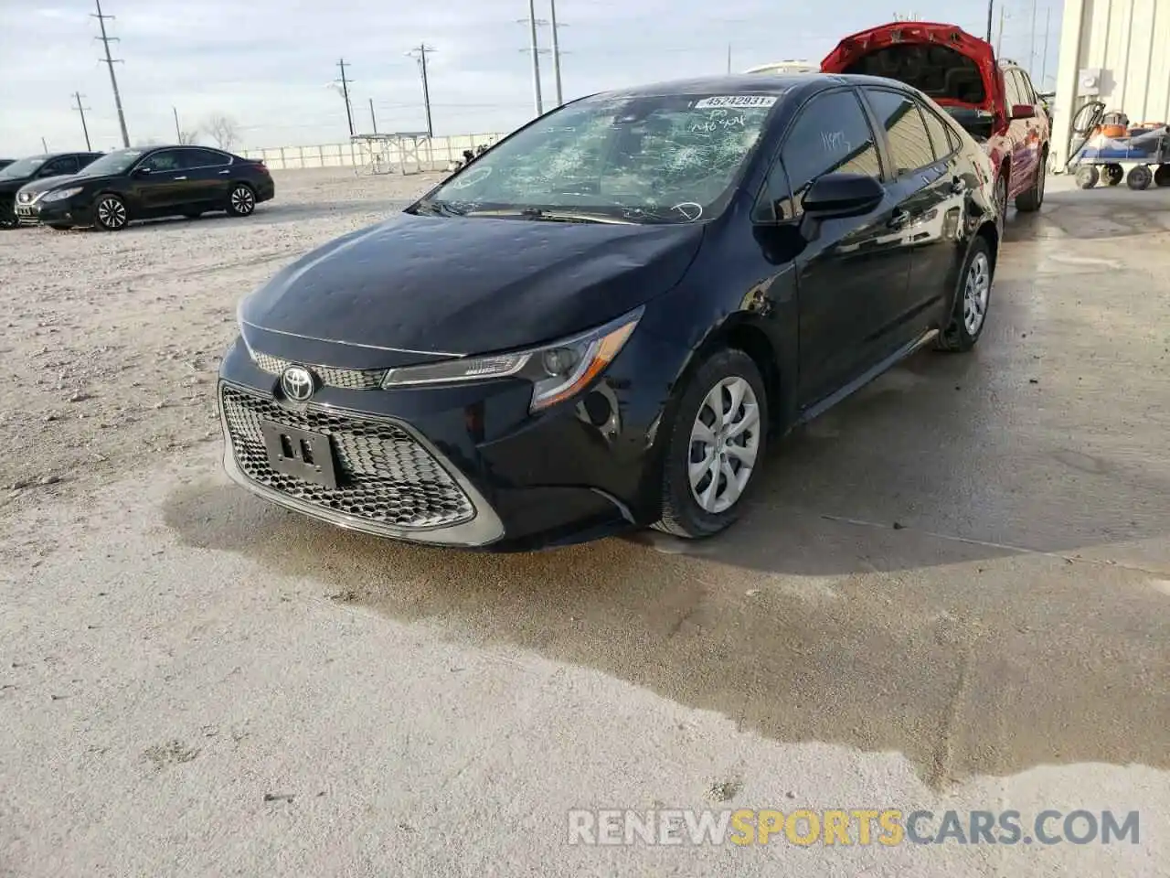 2 Photograph of a damaged car JTDEPMAE5MJ148504 TOYOTA COROLLA 2021