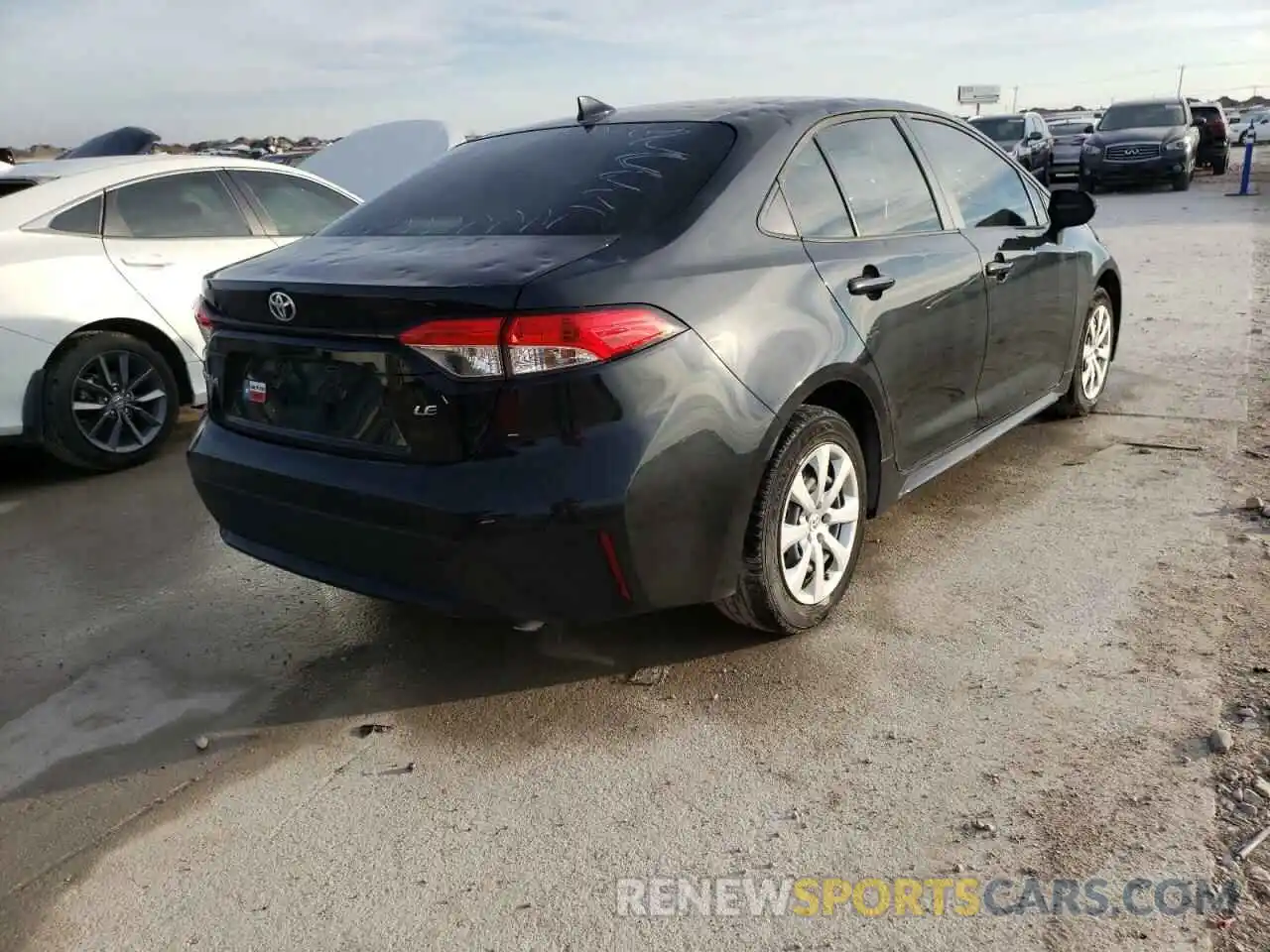 4 Photograph of a damaged car JTDEPMAE5MJ148504 TOYOTA COROLLA 2021