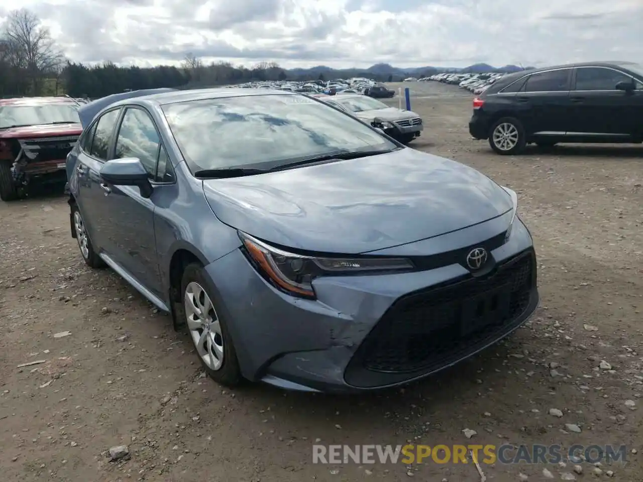 1 Photograph of a damaged car JTDEPMAE5MJ148714 TOYOTA COROLLA 2021