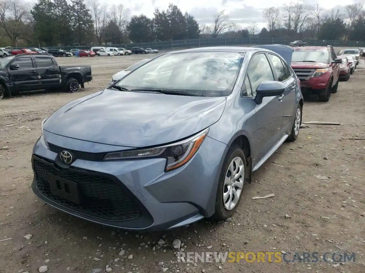 2 Photograph of a damaged car JTDEPMAE5MJ148714 TOYOTA COROLLA 2021