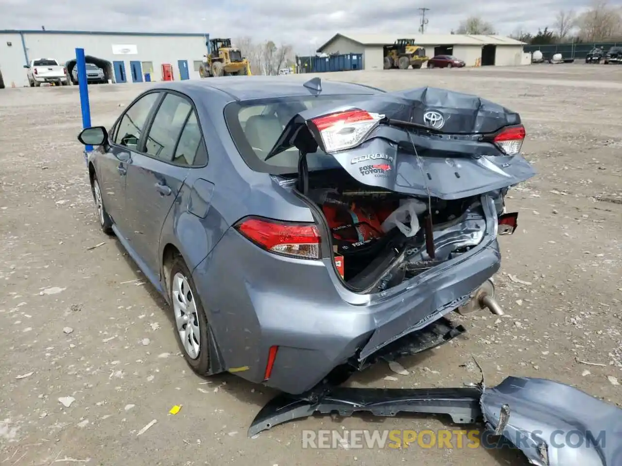 3 Photograph of a damaged car JTDEPMAE5MJ148714 TOYOTA COROLLA 2021