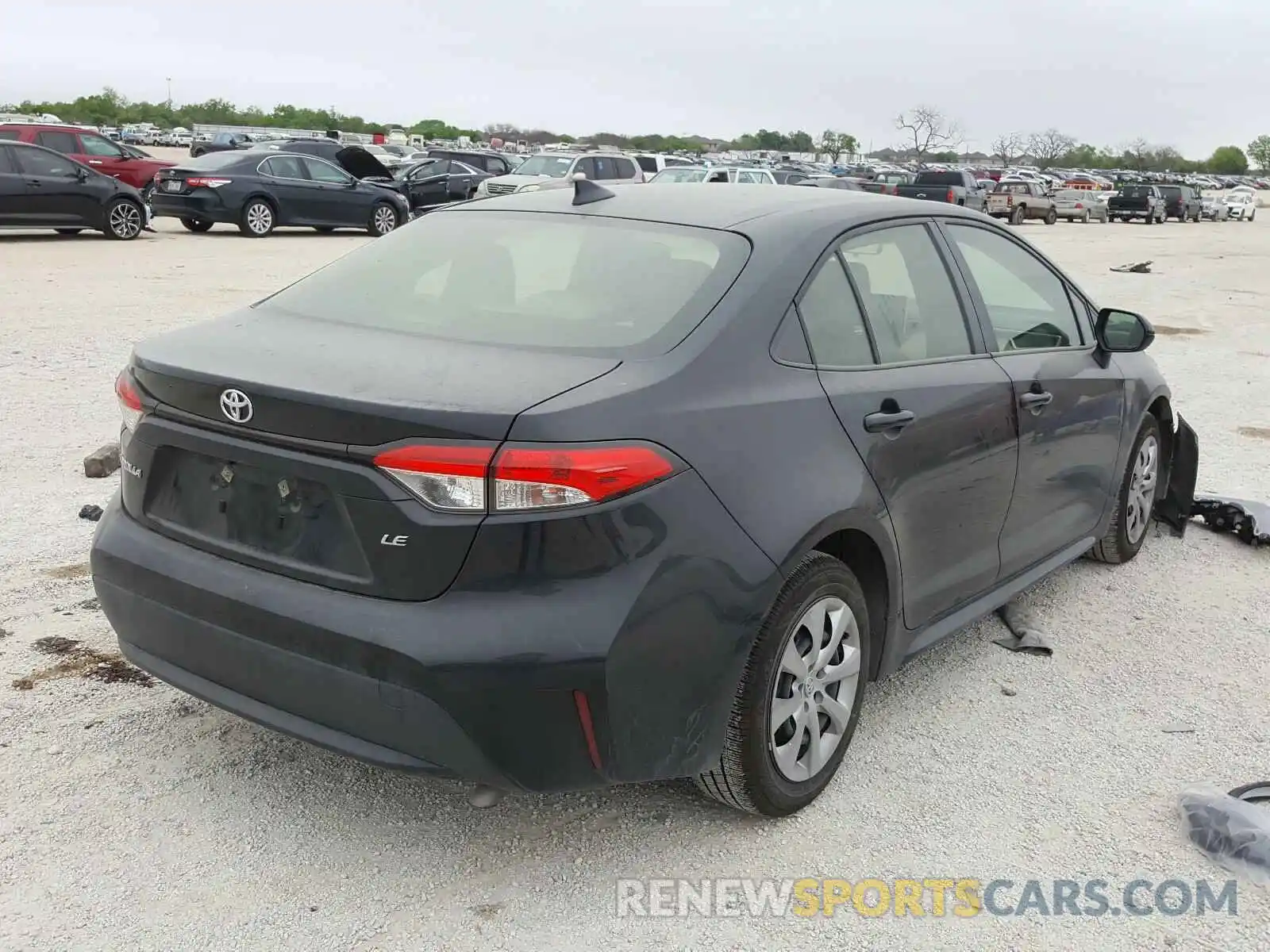 4 Photograph of a damaged car JTDEPMAE5MJ148860 TOYOTA COROLLA 2021