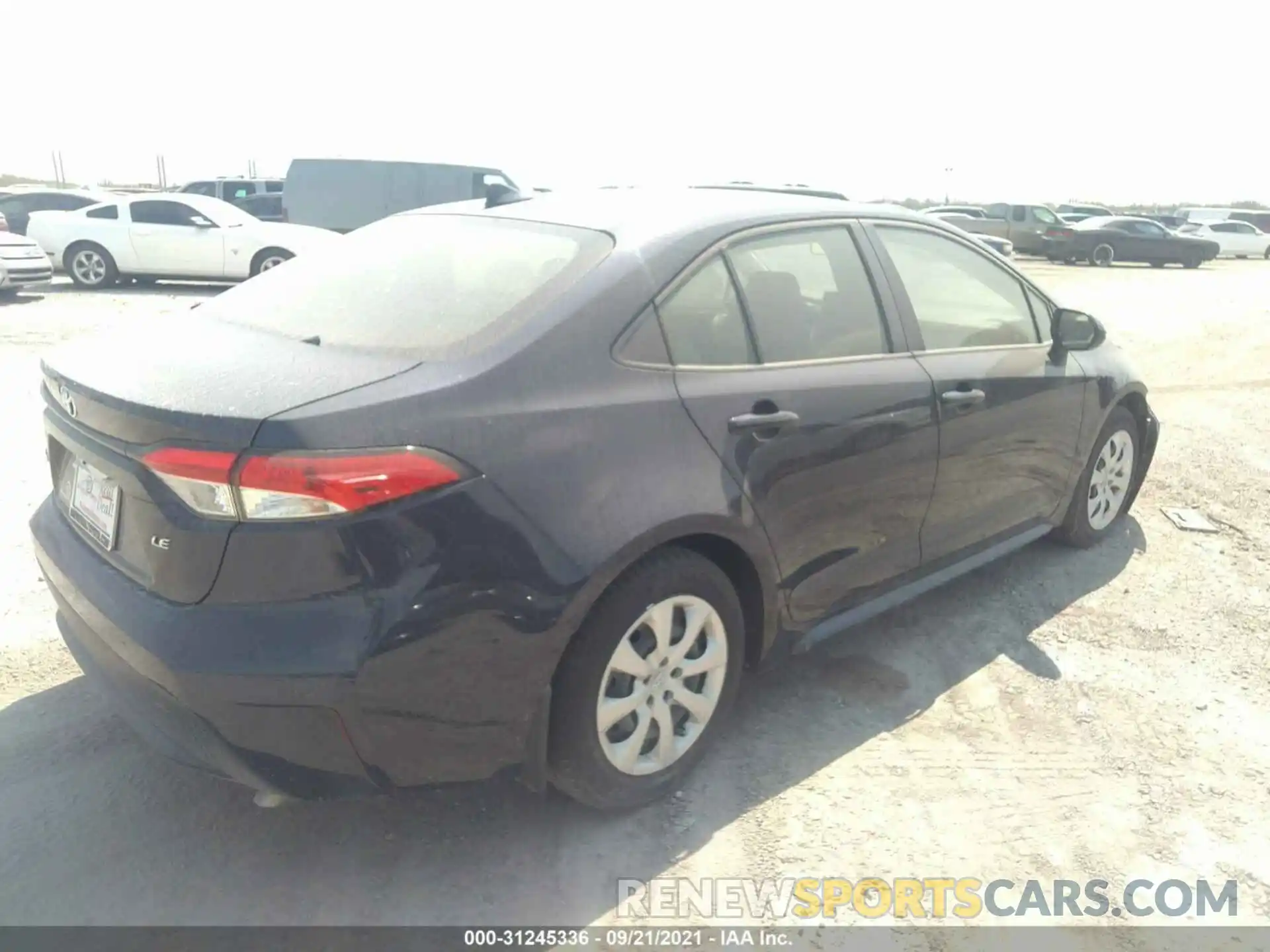 4 Photograph of a damaged car JTDEPMAE5MJ149605 TOYOTA COROLLA 2021