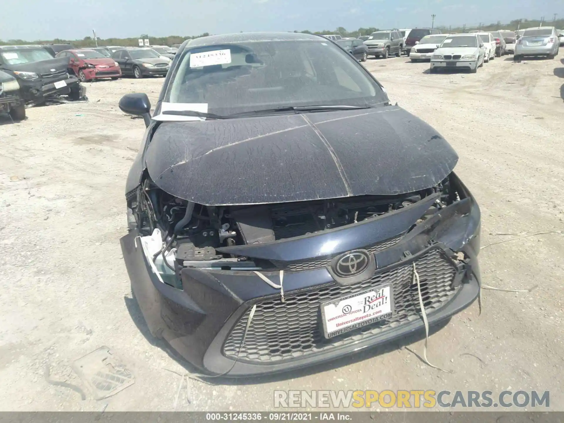 6 Photograph of a damaged car JTDEPMAE5MJ149605 TOYOTA COROLLA 2021