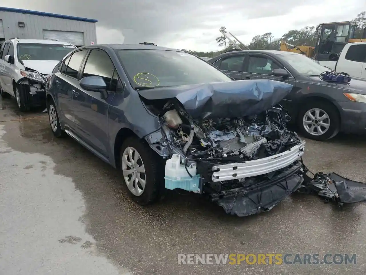 1 Photograph of a damaged car JTDEPMAE5MJ149796 TOYOTA COROLLA 2021