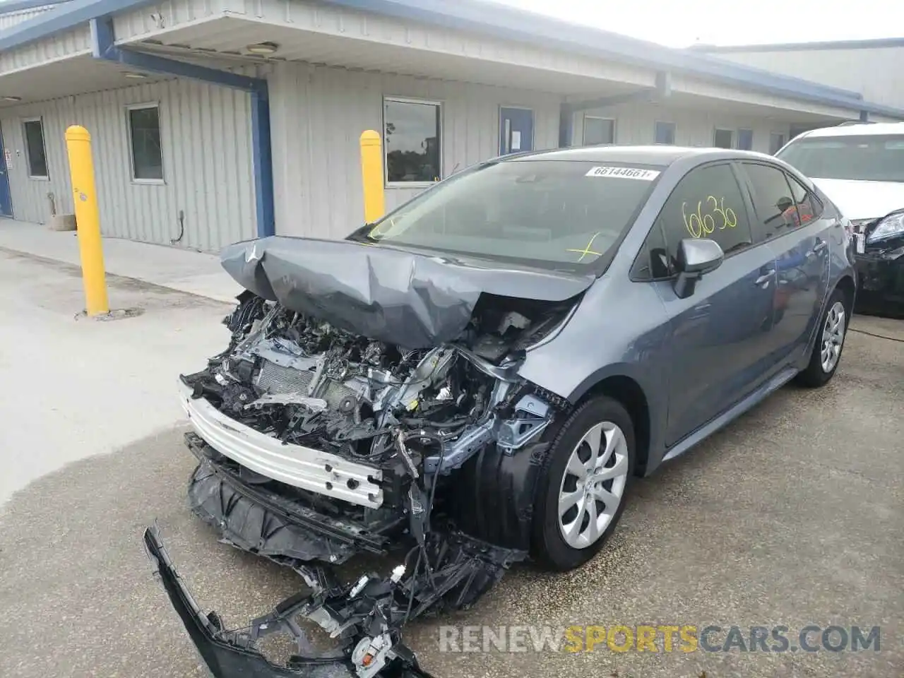 2 Photograph of a damaged car JTDEPMAE5MJ149796 TOYOTA COROLLA 2021