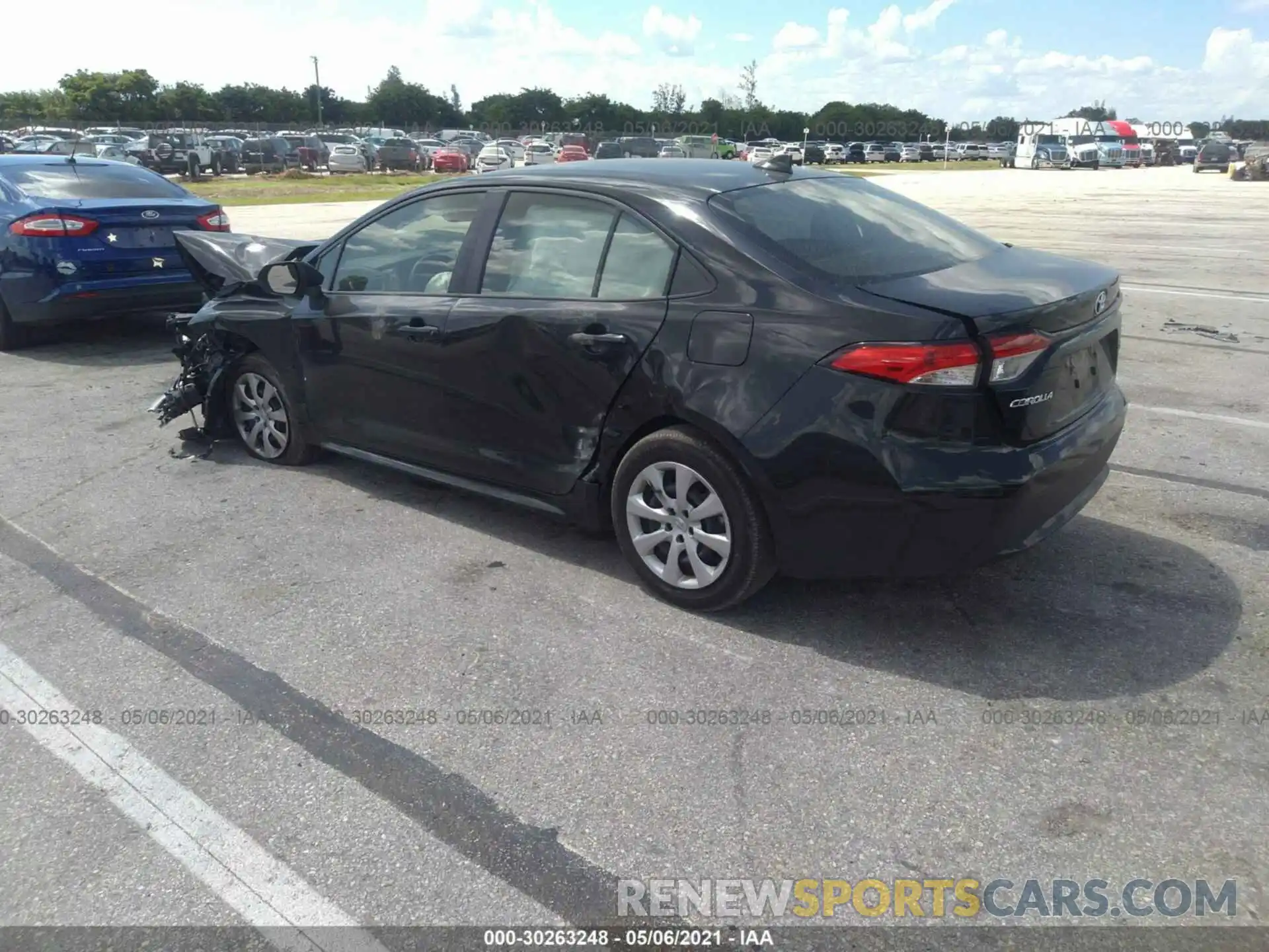 3 Photograph of a damaged car JTDEPMAE5MJ150205 TOYOTA COROLLA 2021