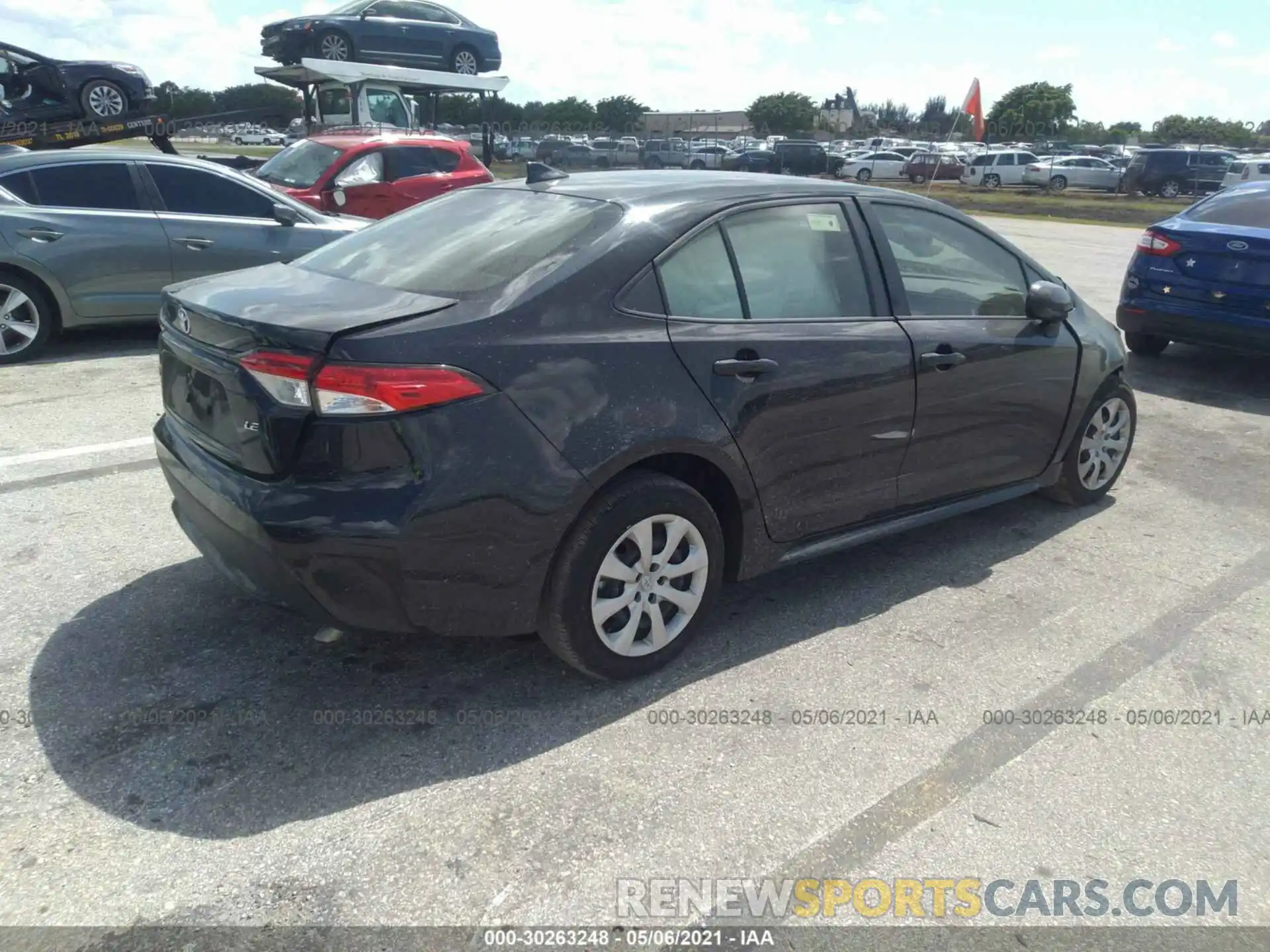 4 Photograph of a damaged car JTDEPMAE5MJ150205 TOYOTA COROLLA 2021