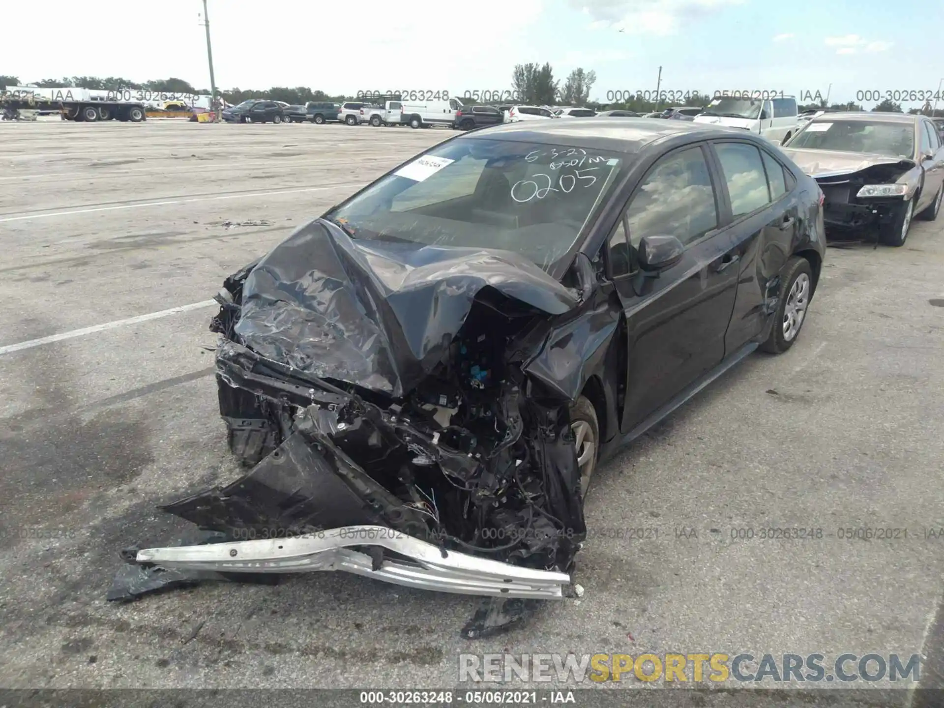 6 Photograph of a damaged car JTDEPMAE5MJ150205 TOYOTA COROLLA 2021