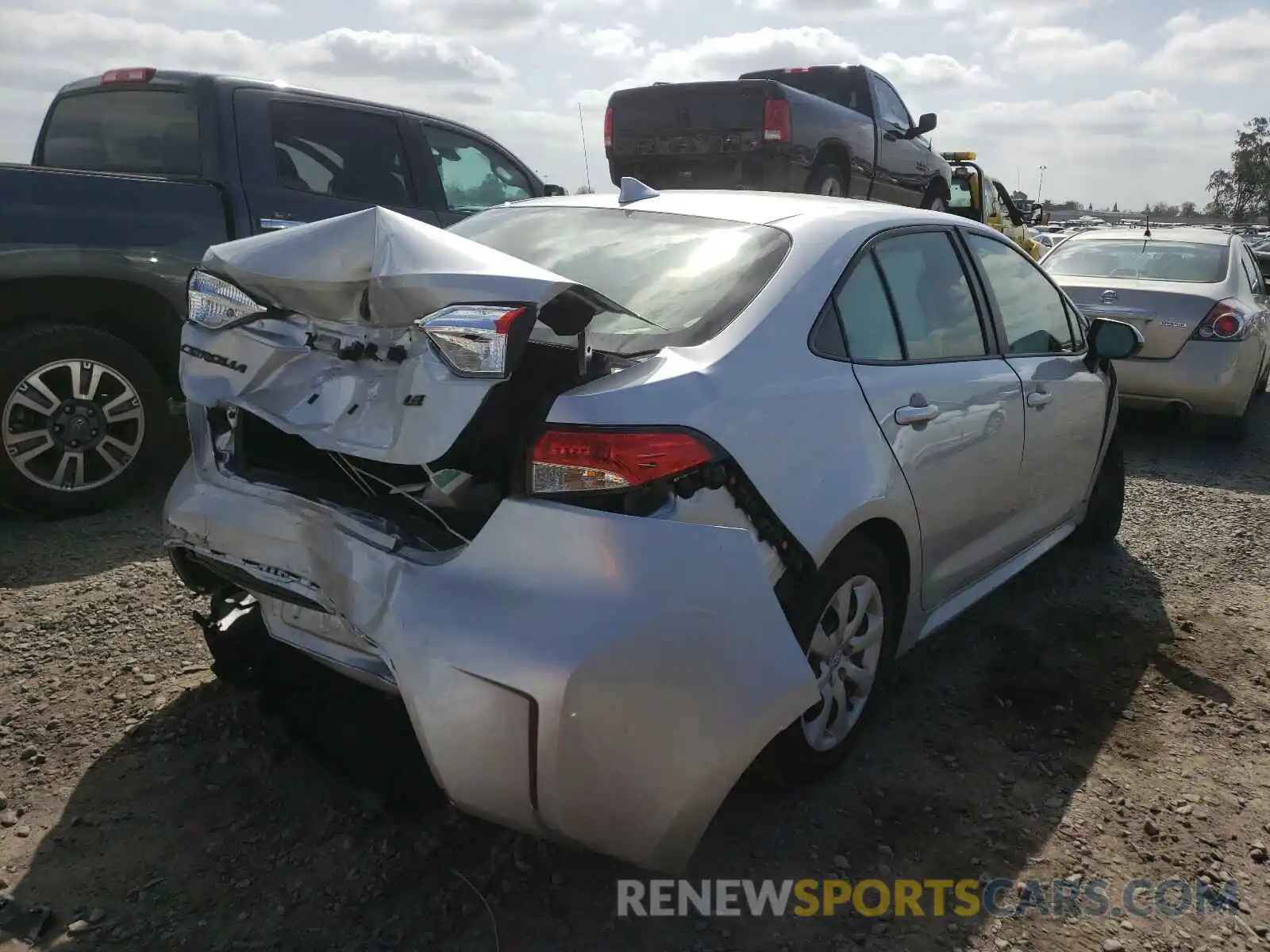 4 Photograph of a damaged car JTDEPMAE5MJ150916 TOYOTA COROLLA 2021