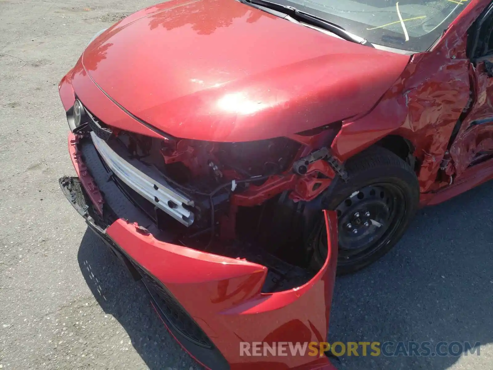 10 Photograph of a damaged car JTDEPMAE5MJ150981 TOYOTA COROLLA 2021