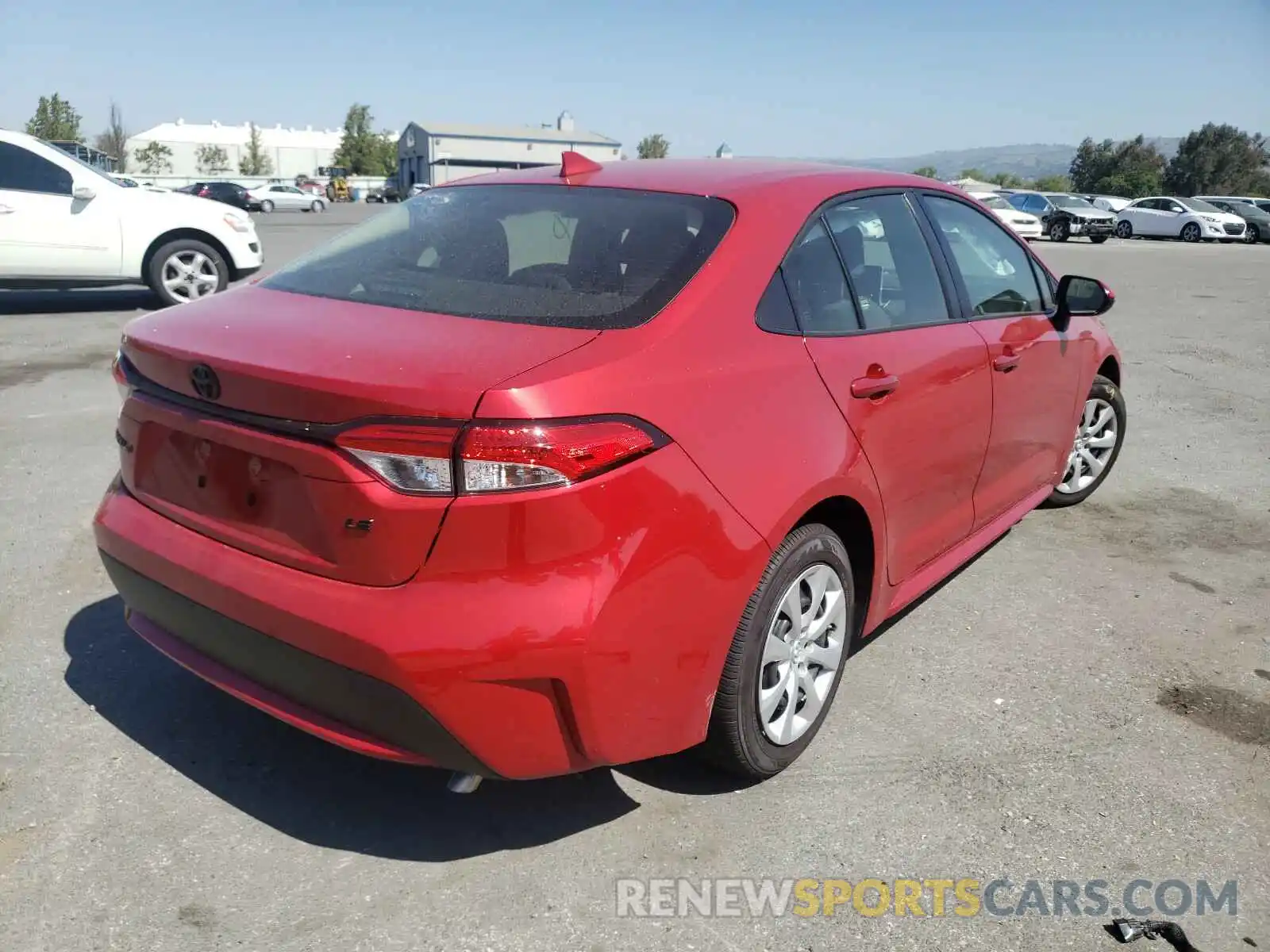 4 Photograph of a damaged car JTDEPMAE5MJ150981 TOYOTA COROLLA 2021