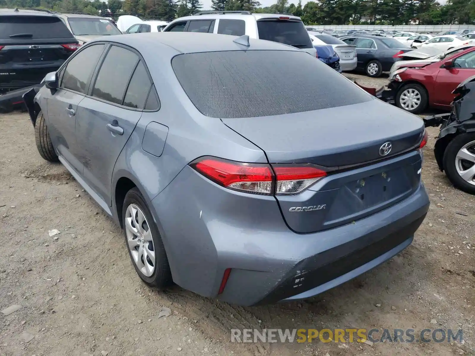 3 Photograph of a damaged car JTDEPMAE5MJ151693 TOYOTA COROLLA 2021