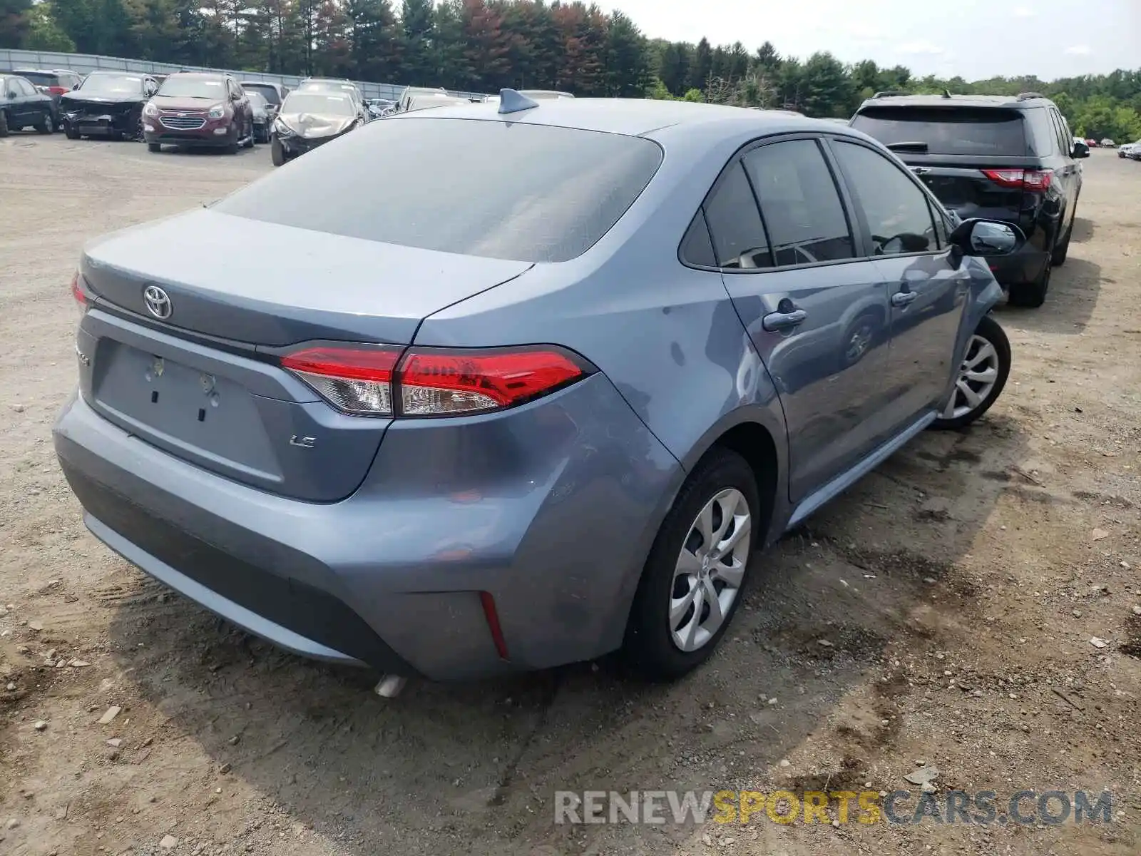 4 Photograph of a damaged car JTDEPMAE5MJ151693 TOYOTA COROLLA 2021