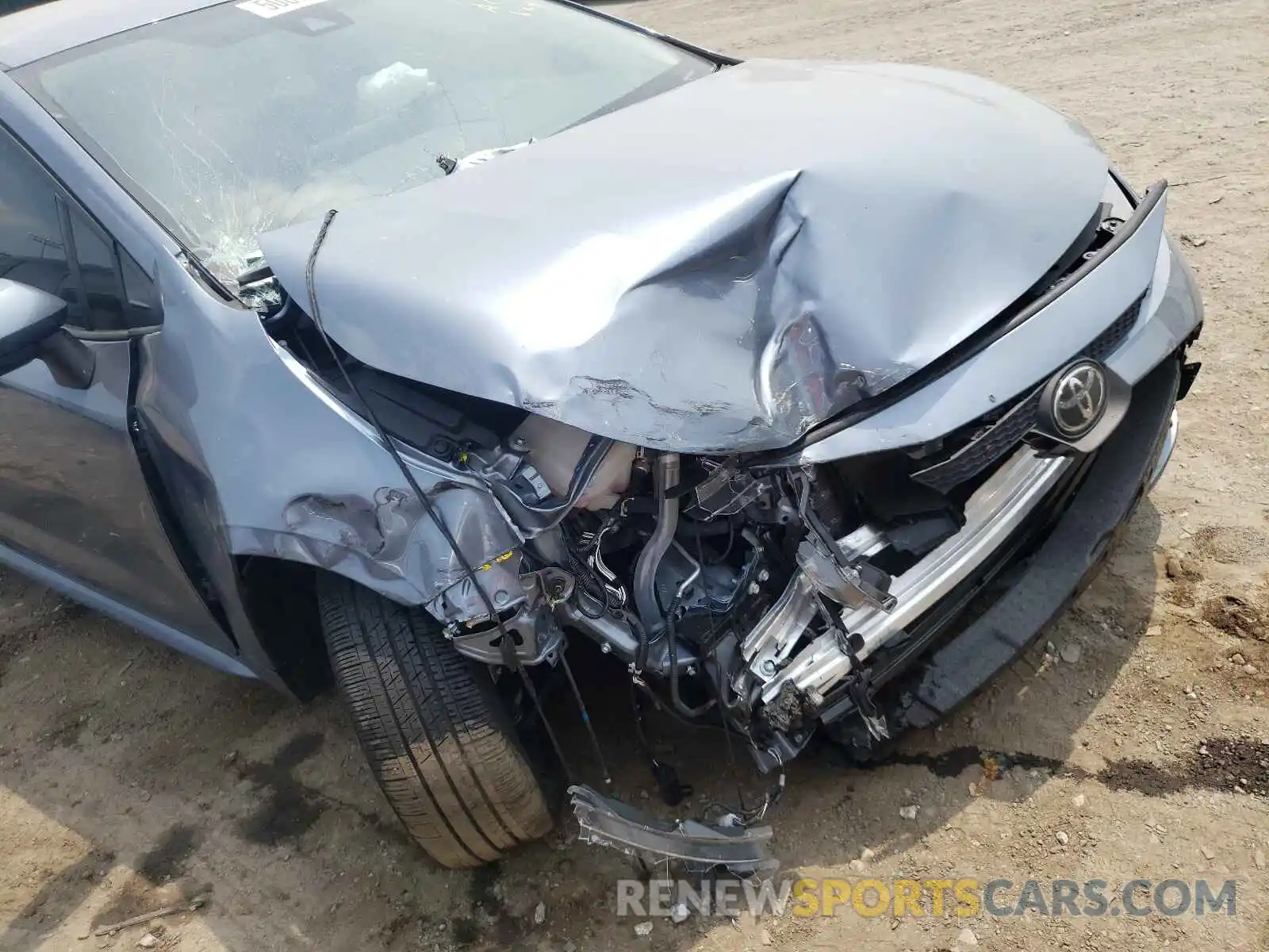 9 Photograph of a damaged car JTDEPMAE5MJ151693 TOYOTA COROLLA 2021