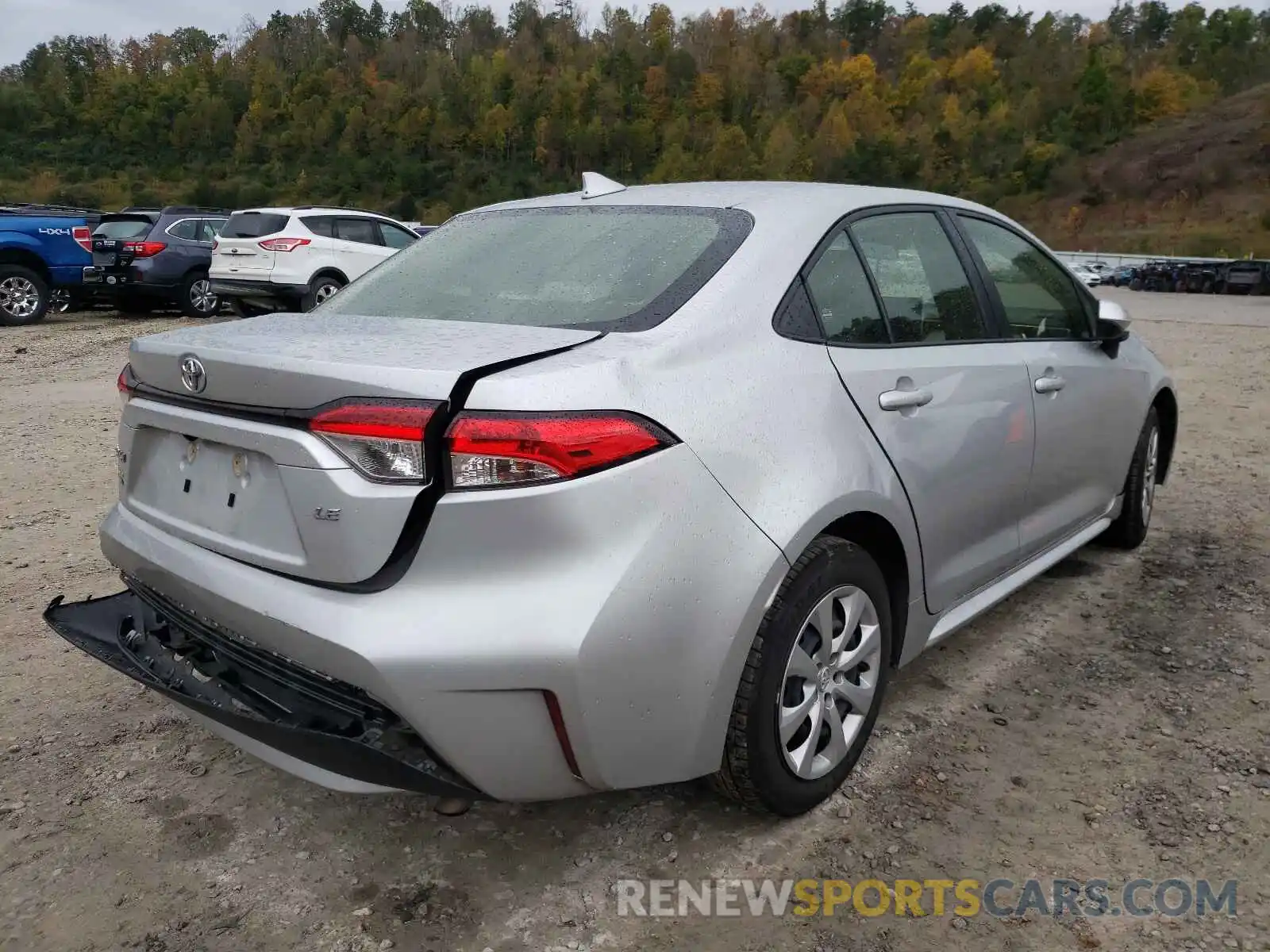 4 Photograph of a damaged car JTDEPMAE5MJ152620 TOYOTA COROLLA 2021