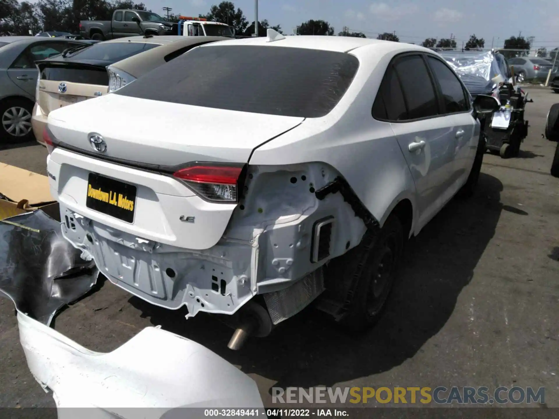 4 Photograph of a damaged car JTDEPMAE5MJ152911 TOYOTA COROLLA 2021