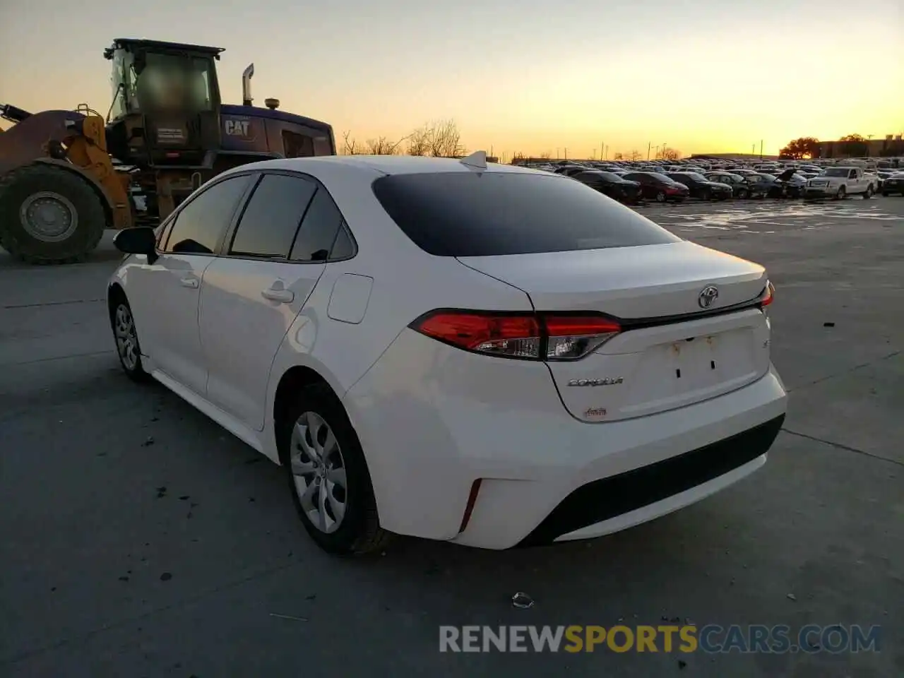 3 Photograph of a damaged car JTDEPMAE5MJ154495 TOYOTA COROLLA 2021