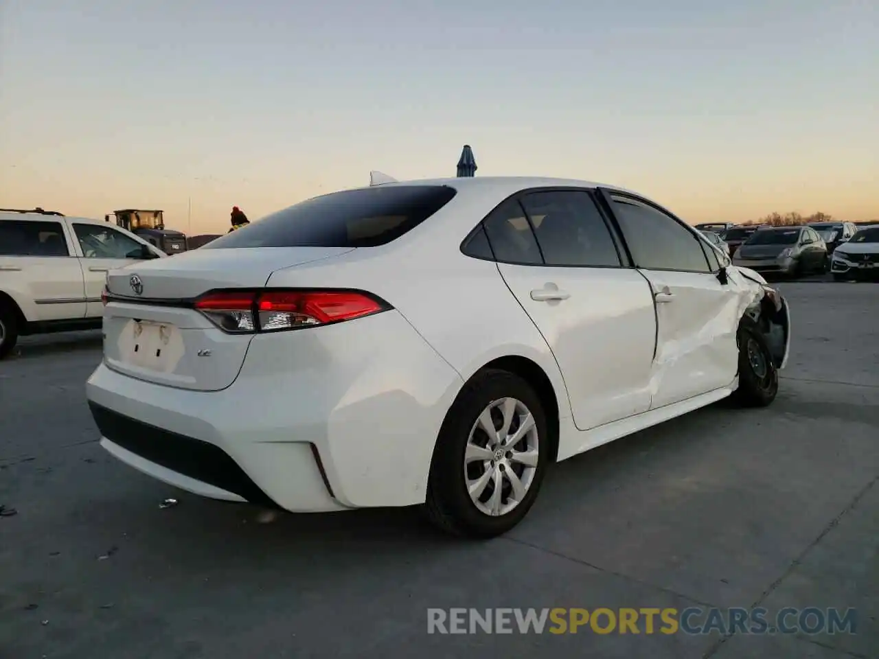 4 Photograph of a damaged car JTDEPMAE5MJ154495 TOYOTA COROLLA 2021