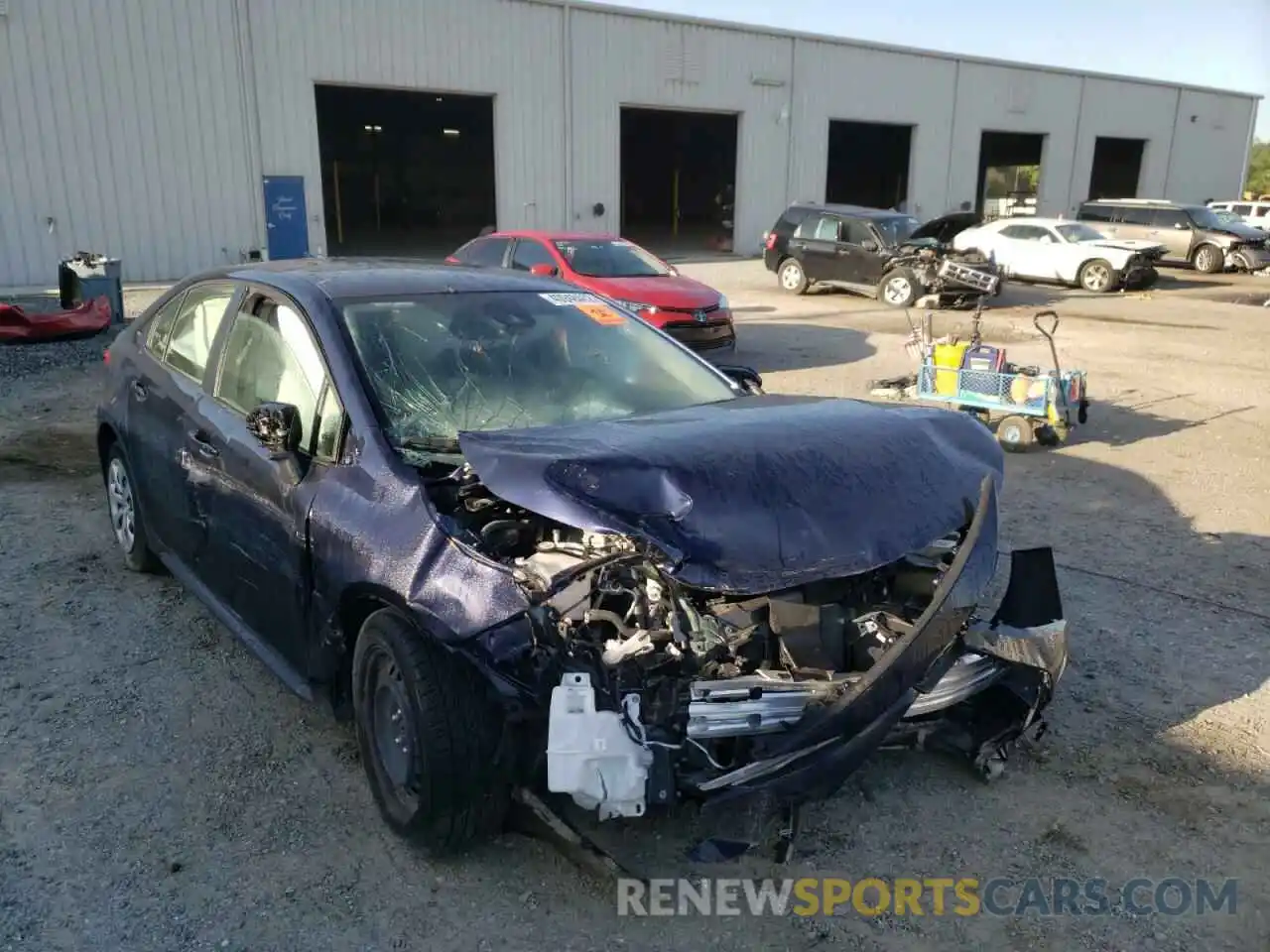 1 Photograph of a damaged car JTDEPMAE5MJ155176 TOYOTA COROLLA 2021