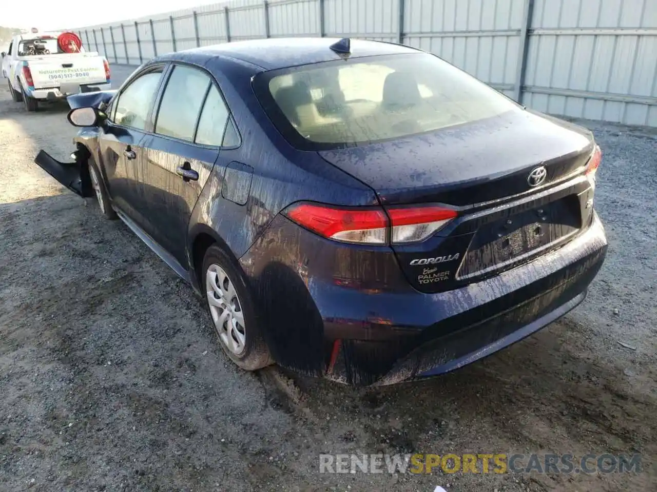 3 Photograph of a damaged car JTDEPMAE5MJ155176 TOYOTA COROLLA 2021