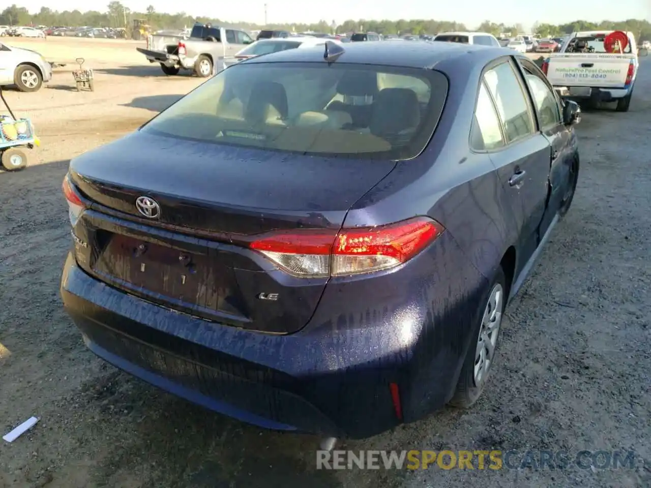 4 Photograph of a damaged car JTDEPMAE5MJ155176 TOYOTA COROLLA 2021