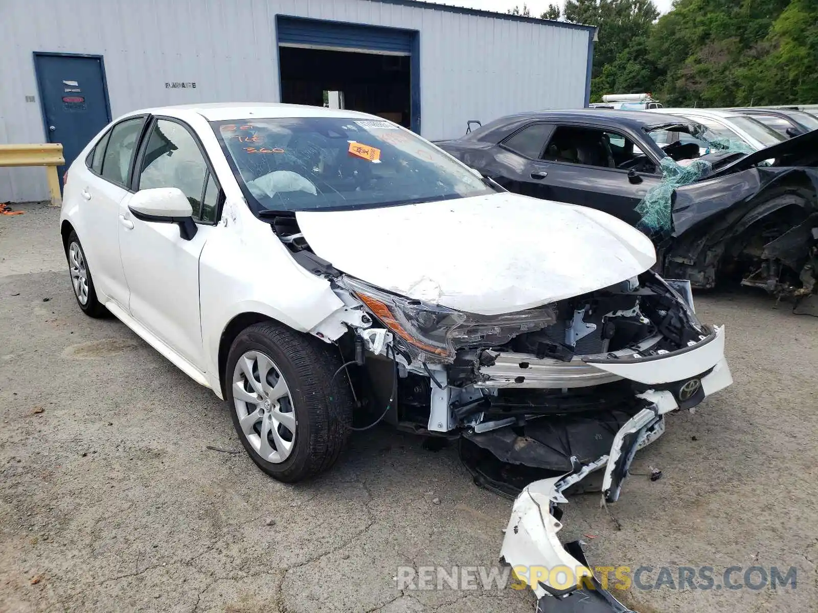 1 Photograph of a damaged car JTDEPMAE5MJ157350 TOYOTA COROLLA 2021