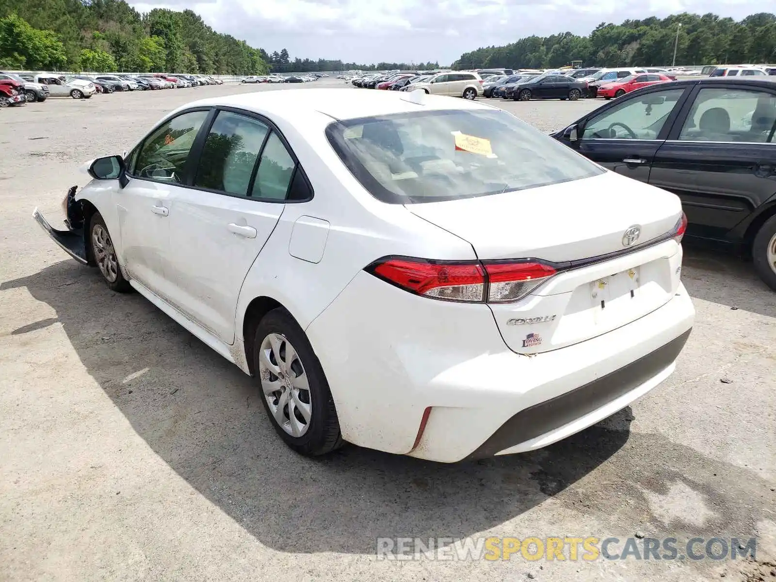 3 Photograph of a damaged car JTDEPMAE5MJ157350 TOYOTA COROLLA 2021