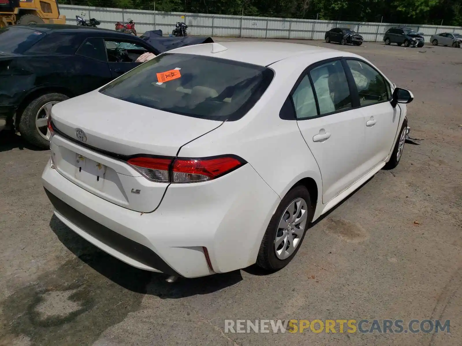 4 Photograph of a damaged car JTDEPMAE5MJ157350 TOYOTA COROLLA 2021