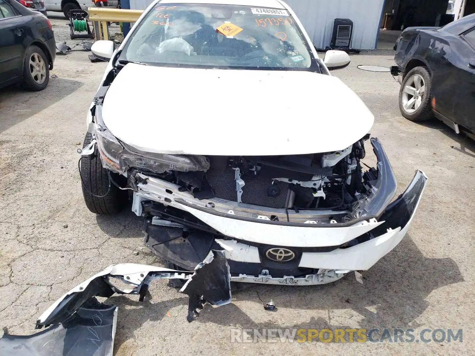 9 Photograph of a damaged car JTDEPMAE5MJ157350 TOYOTA COROLLA 2021