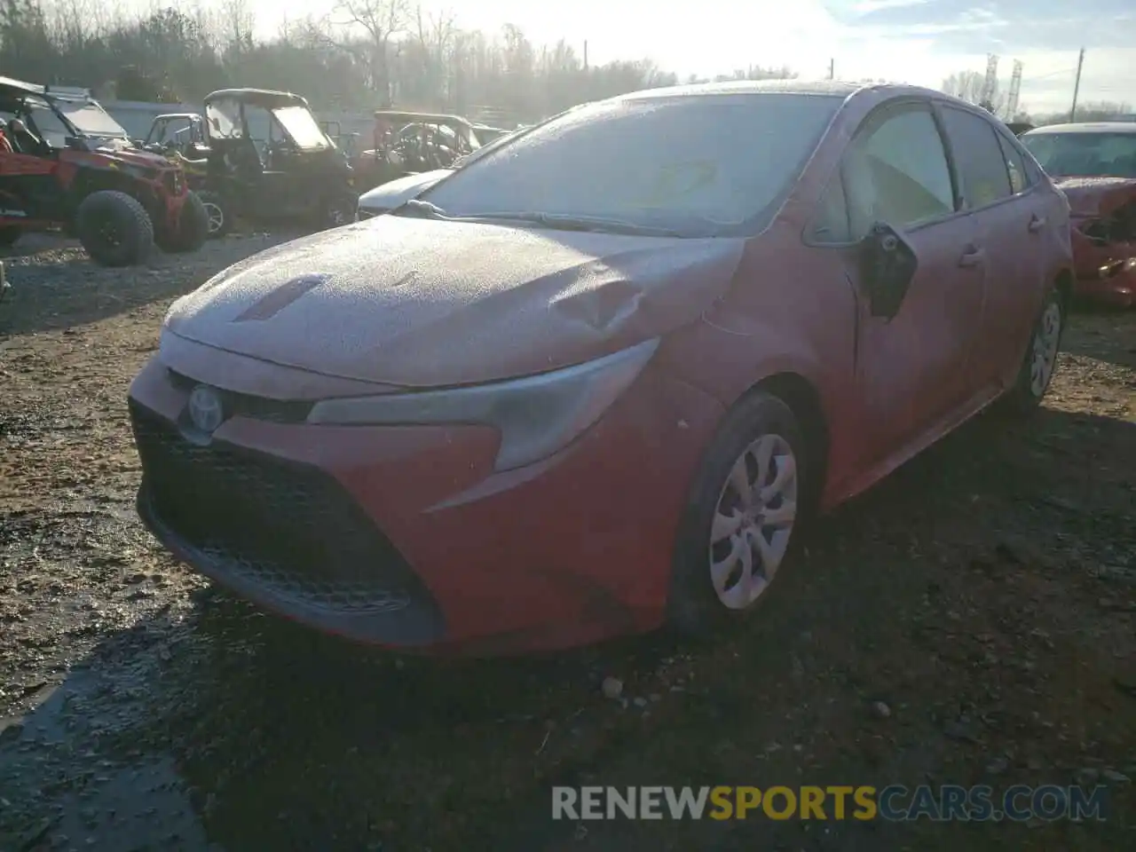 2 Photograph of a damaged car JTDEPMAE5MJ157588 TOYOTA COROLLA 2021