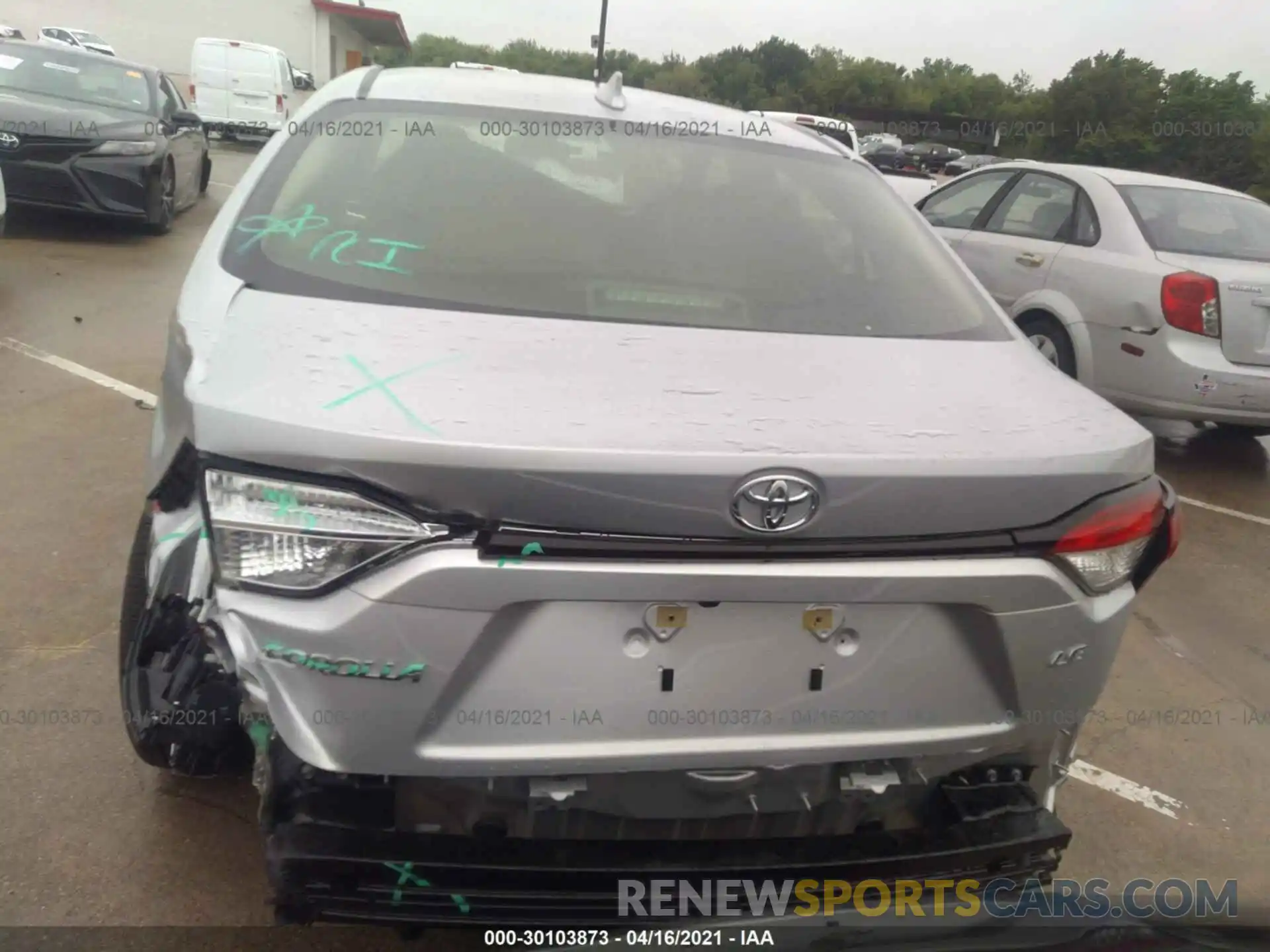 6 Photograph of a damaged car JTDEPMAE5MJ158529 TOYOTA COROLLA 2021