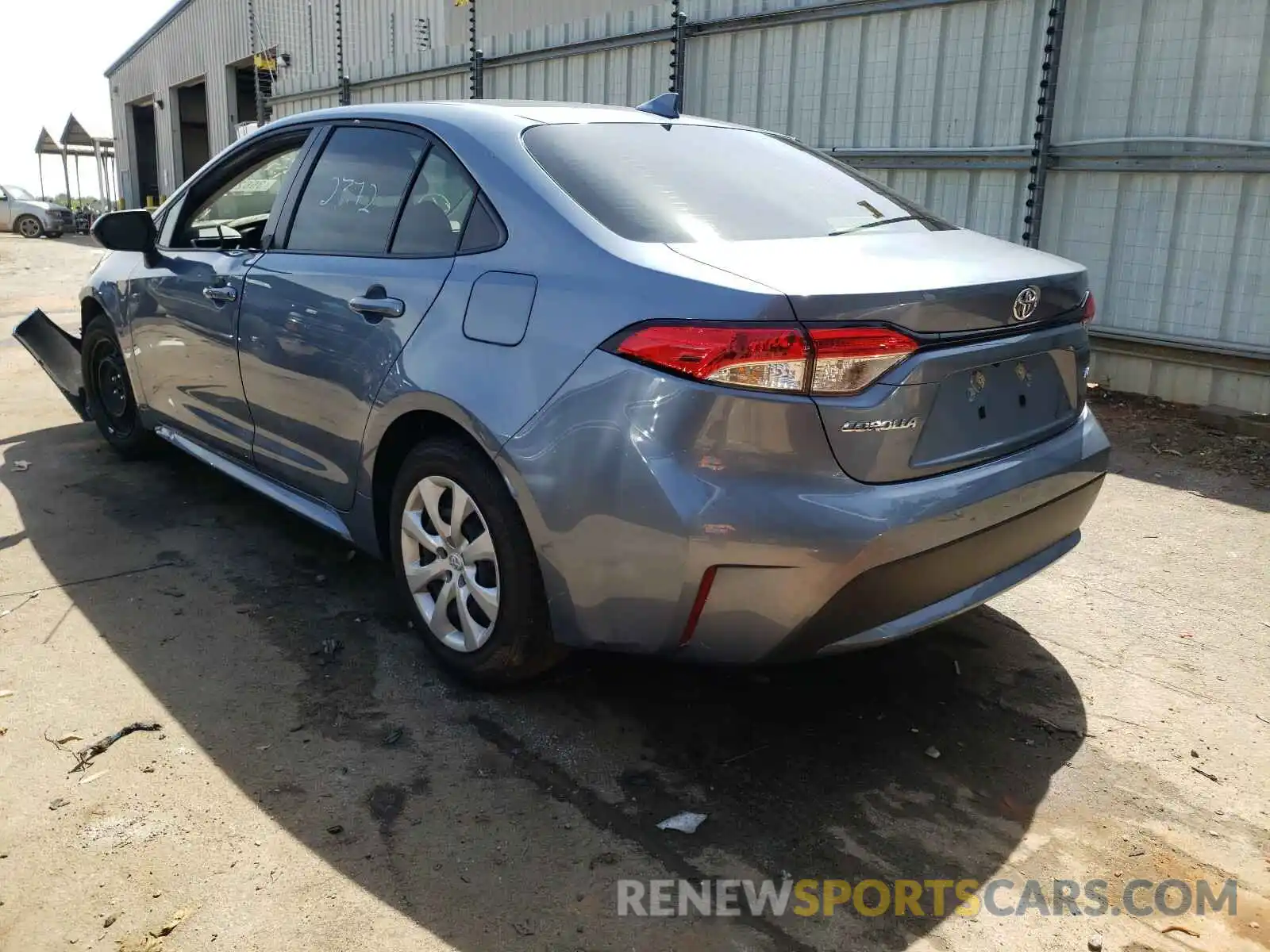 3 Photograph of a damaged car JTDEPMAE5MJ159373 TOYOTA COROLLA 2021