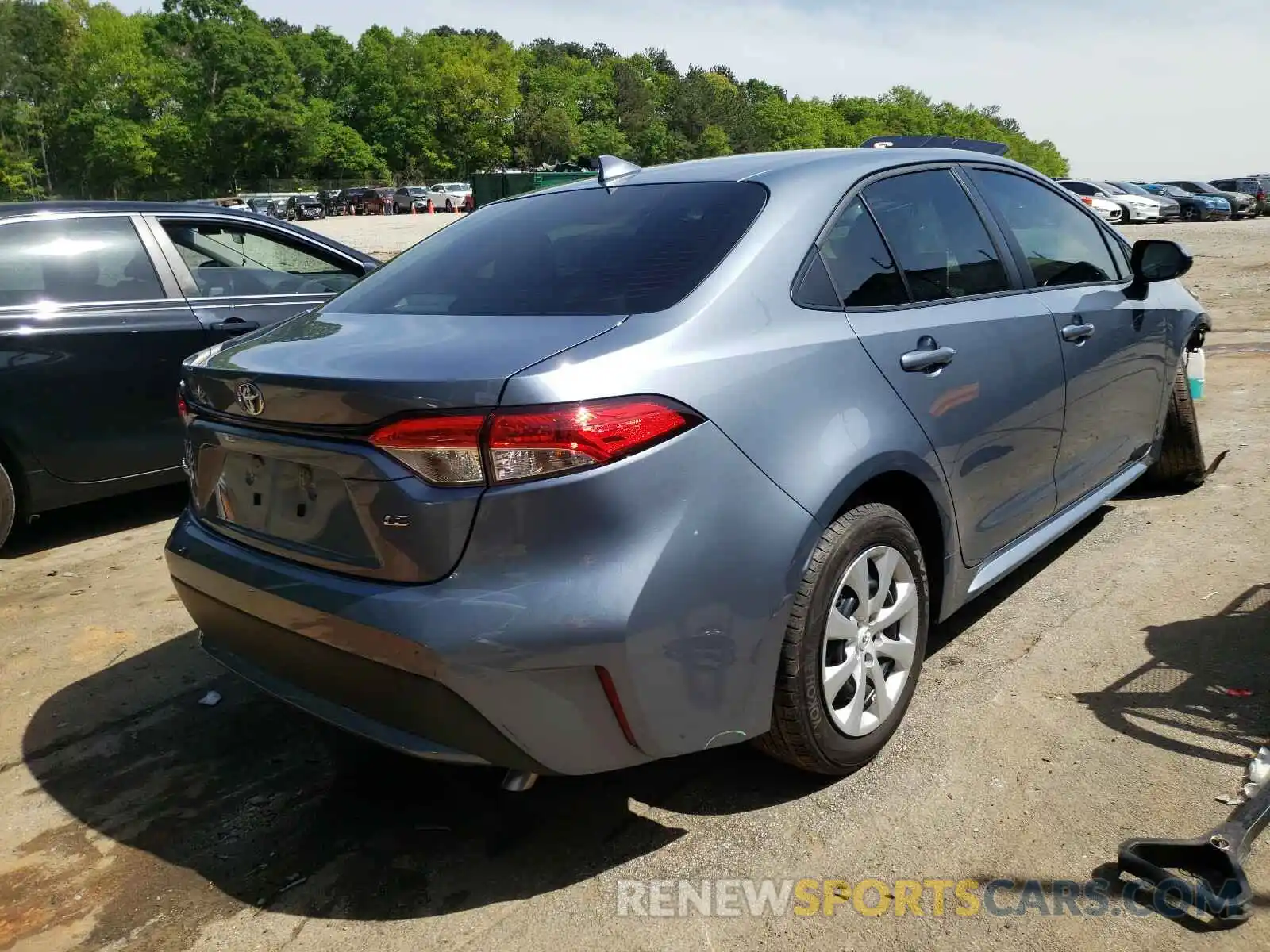 4 Photograph of a damaged car JTDEPMAE5MJ159373 TOYOTA COROLLA 2021