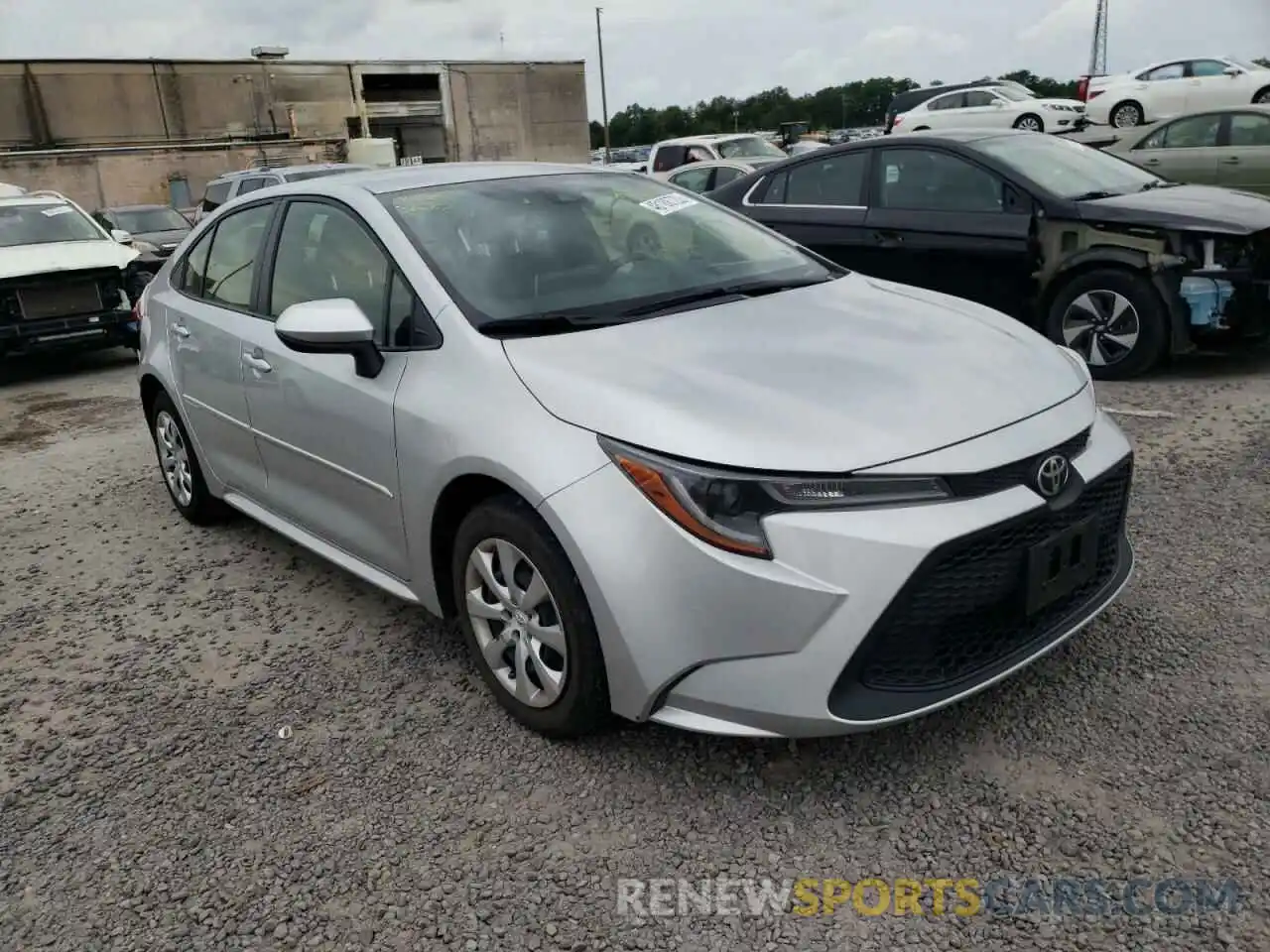 1 Photograph of a damaged car JTDEPMAE5MJ160331 TOYOTA COROLLA 2021