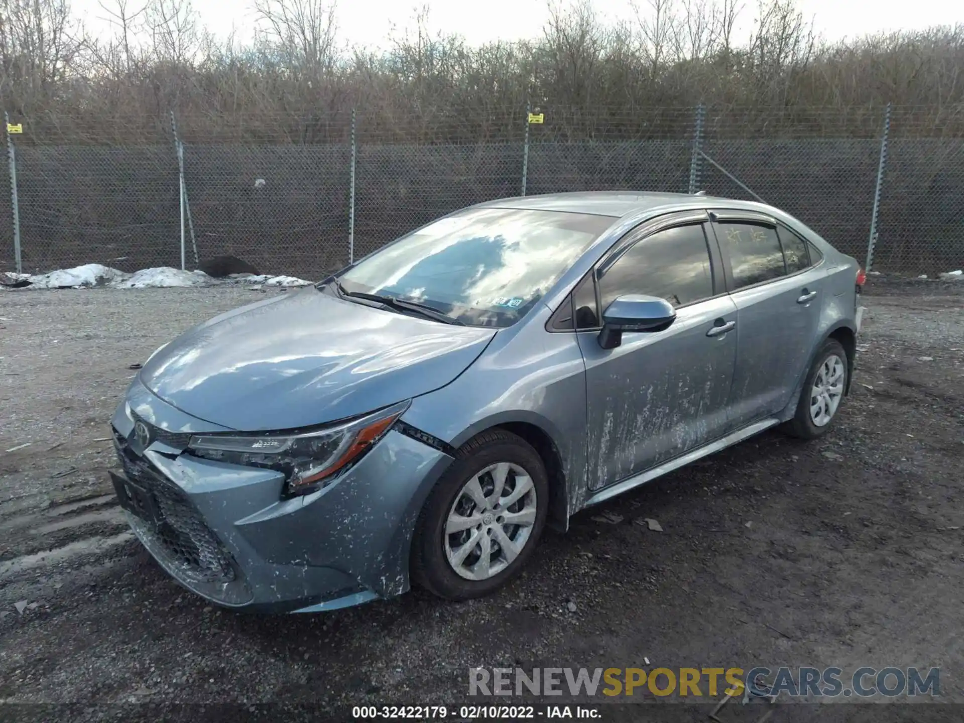 2 Photograph of a damaged car JTDEPMAE5MJ161074 TOYOTA COROLLA 2021