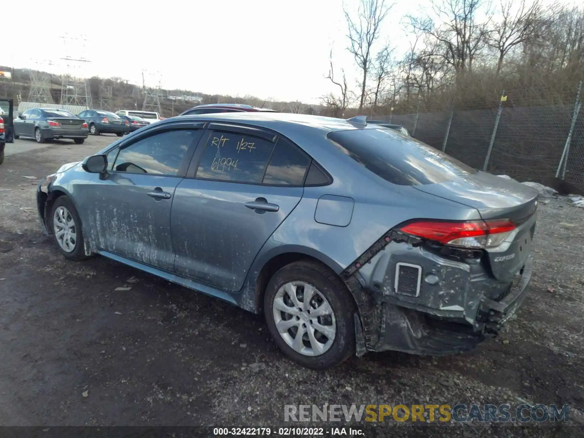 3 Photograph of a damaged car JTDEPMAE5MJ161074 TOYOTA COROLLA 2021