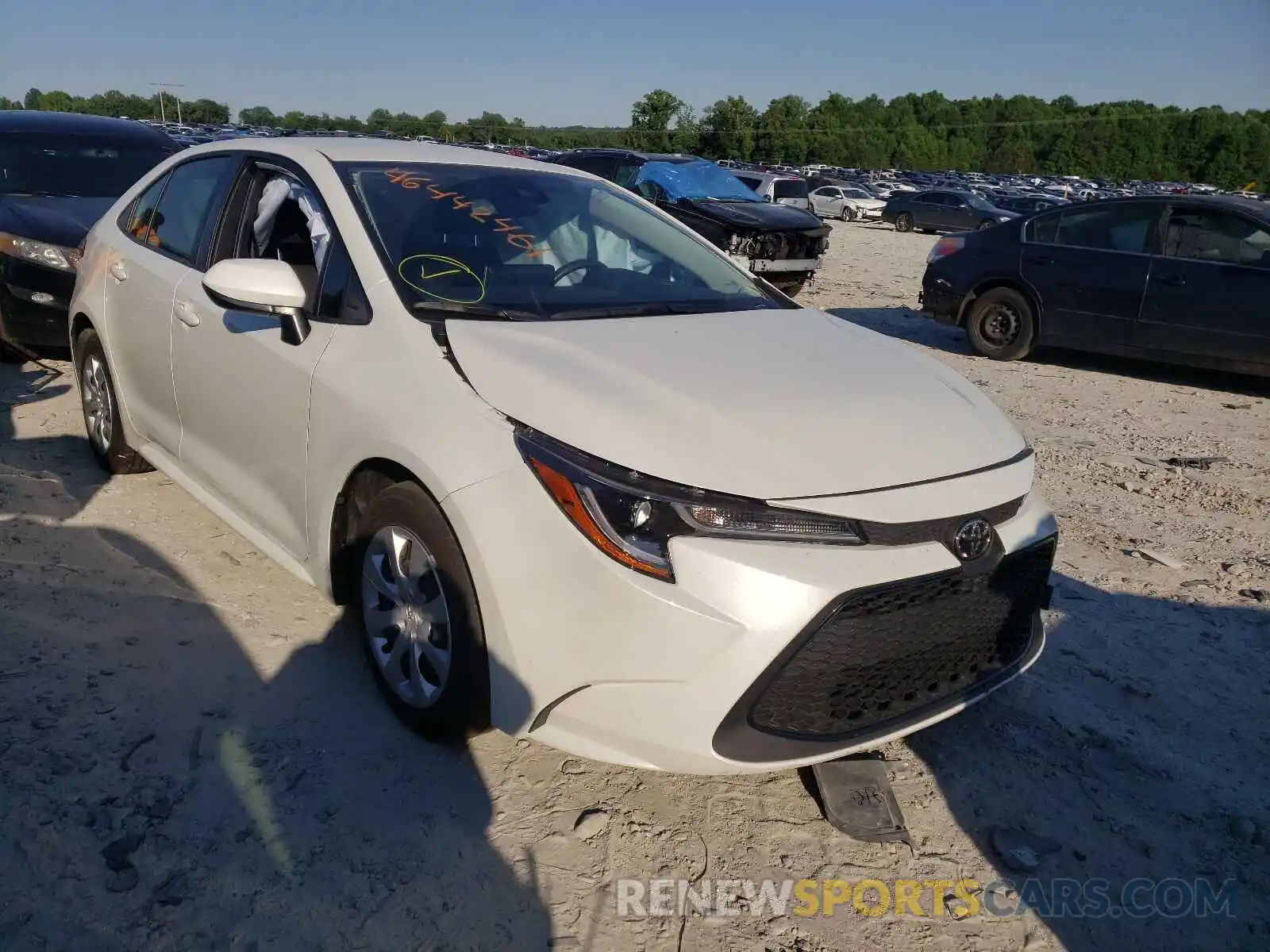 1 Photograph of a damaged car JTDEPMAE5MJ161219 TOYOTA COROLLA 2021