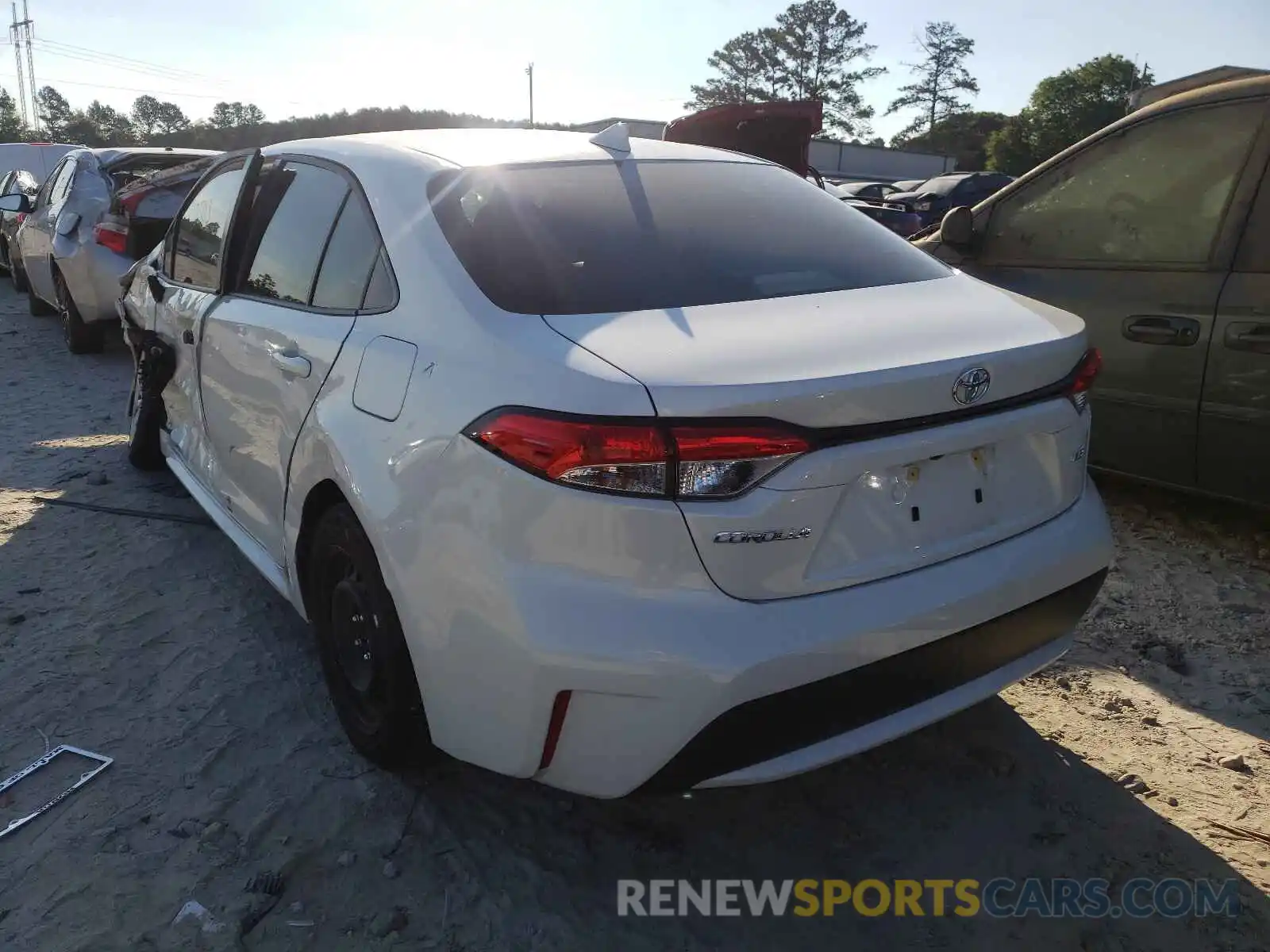 3 Photograph of a damaged car JTDEPMAE5MJ161219 TOYOTA COROLLA 2021