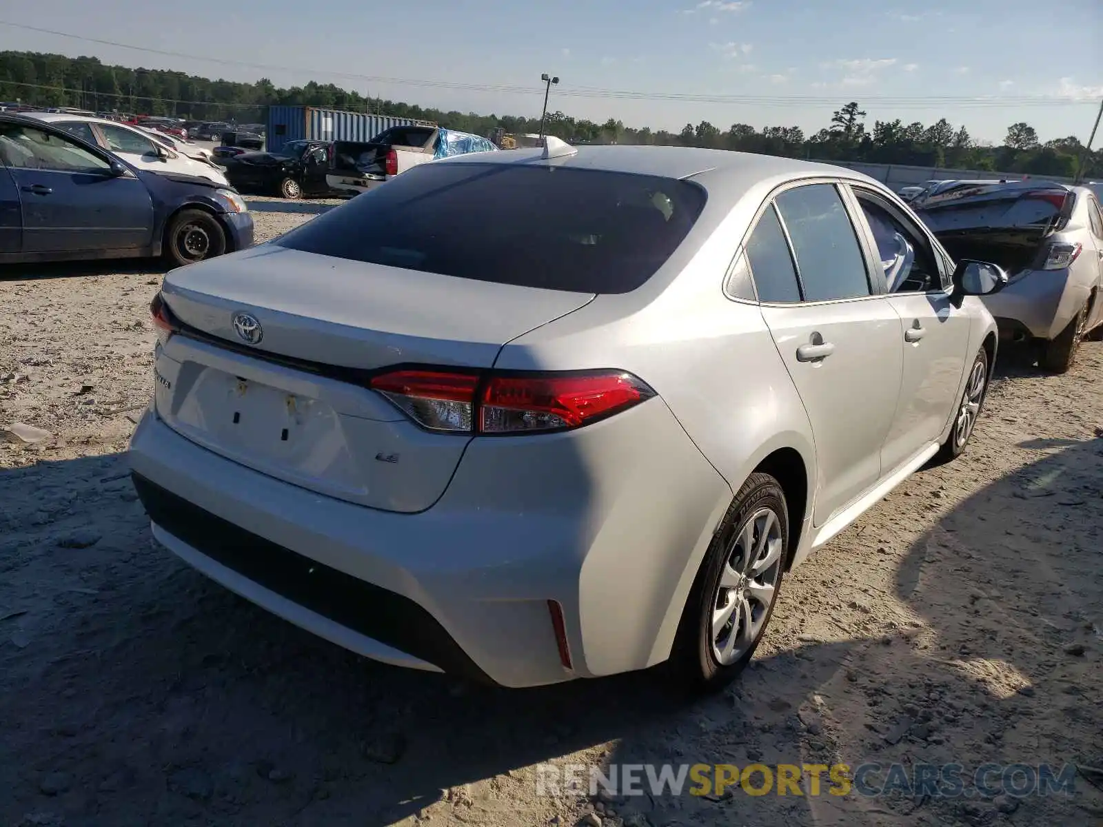 4 Photograph of a damaged car JTDEPMAE5MJ161219 TOYOTA COROLLA 2021