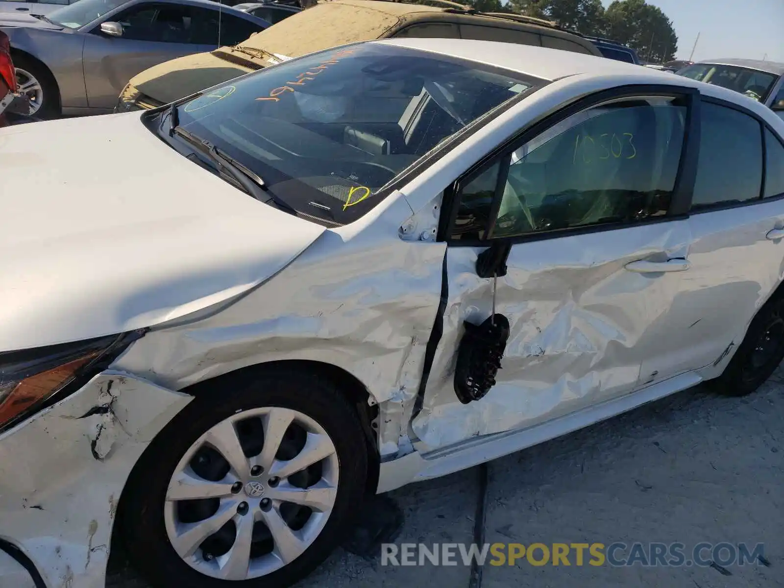 9 Photograph of a damaged car JTDEPMAE5MJ161219 TOYOTA COROLLA 2021