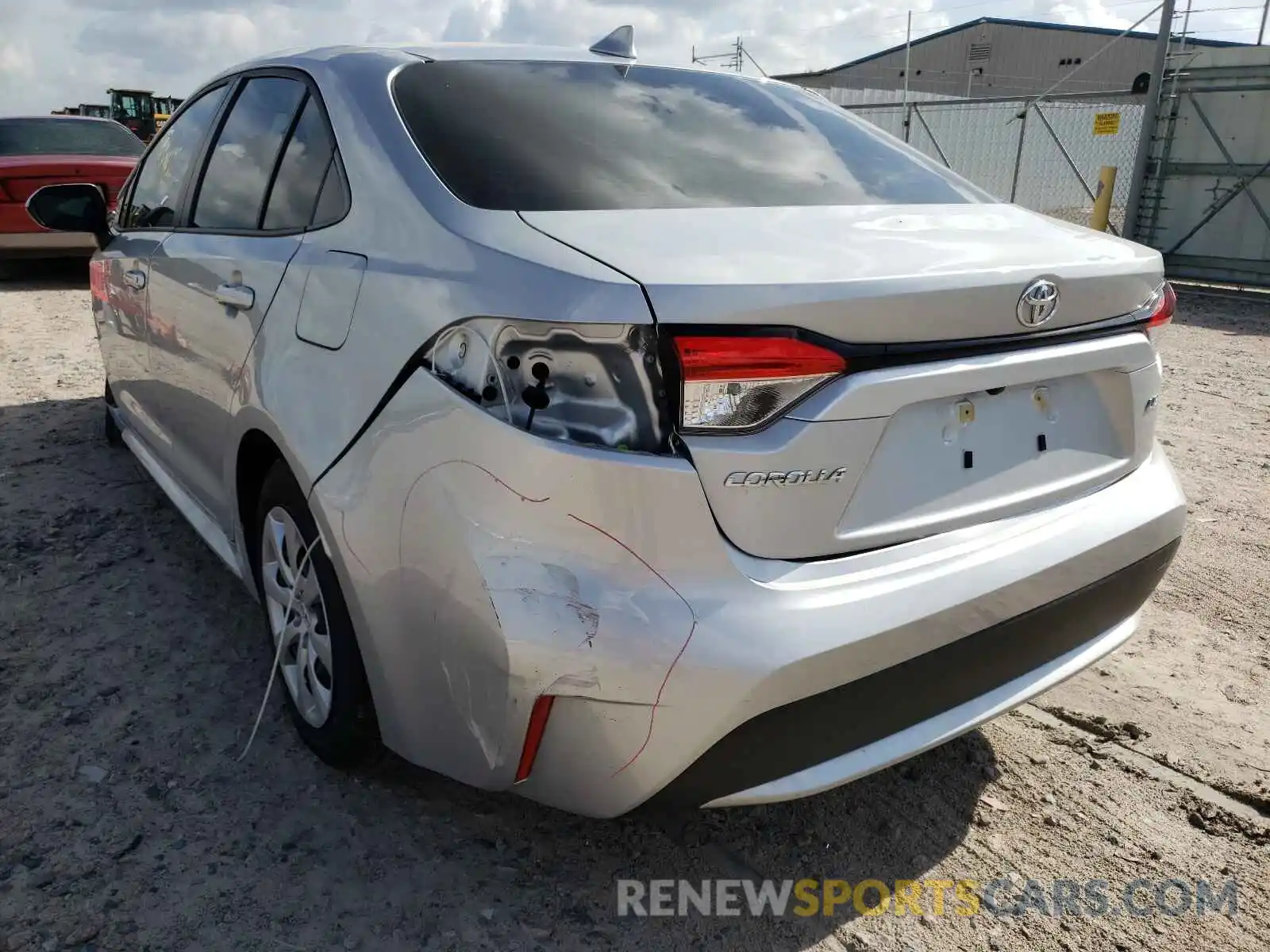 3 Photograph of a damaged car JTDEPMAE5MJ161706 TOYOTA COROLLA 2021